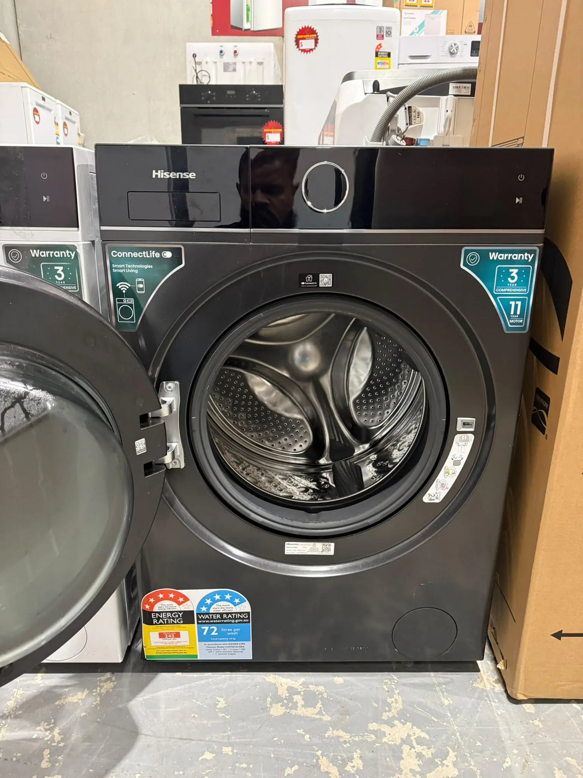 Hisense Series 8 10kg Front Load Washer – Factory Second | MELBOURNE