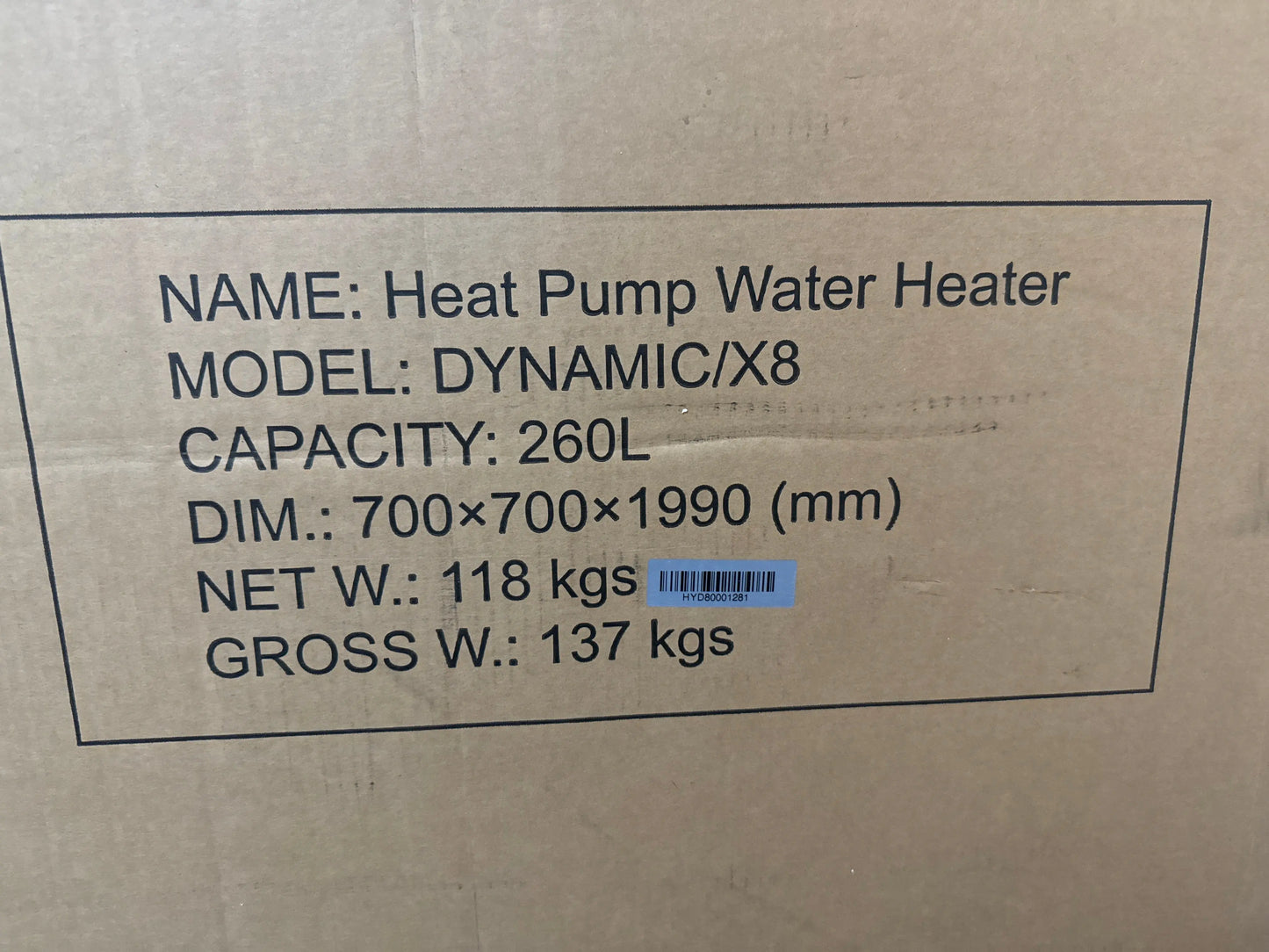 Hydro therm heat pump water heater | SYDNEY