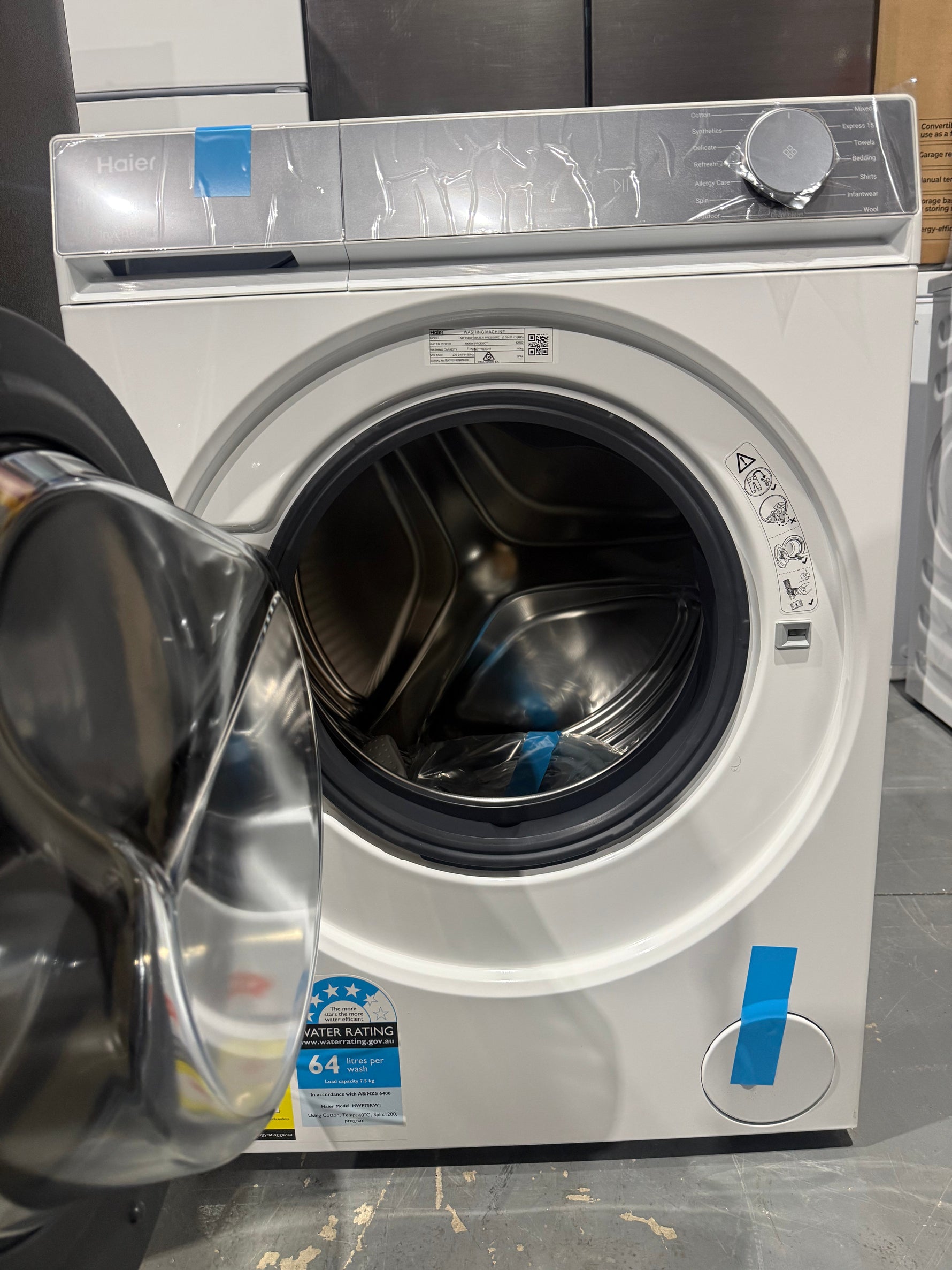 LG 315L Fridge Freezer + Haier 7.5kg Front Load Washer factory seconds | MELBOURNE