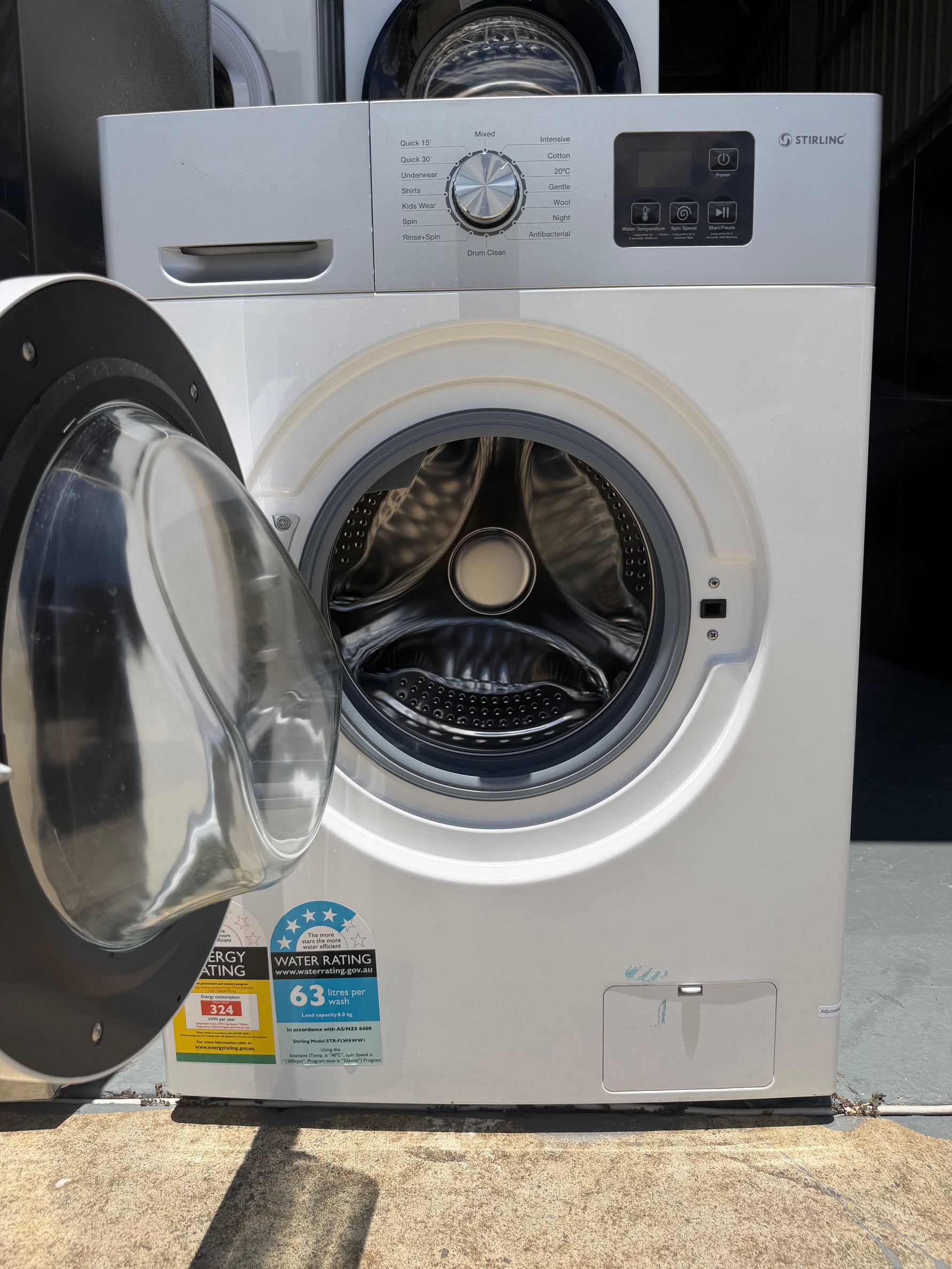 Combo Refurbished LG 442L Top Mount Fridge Freezer & Stirling 8Kg washer