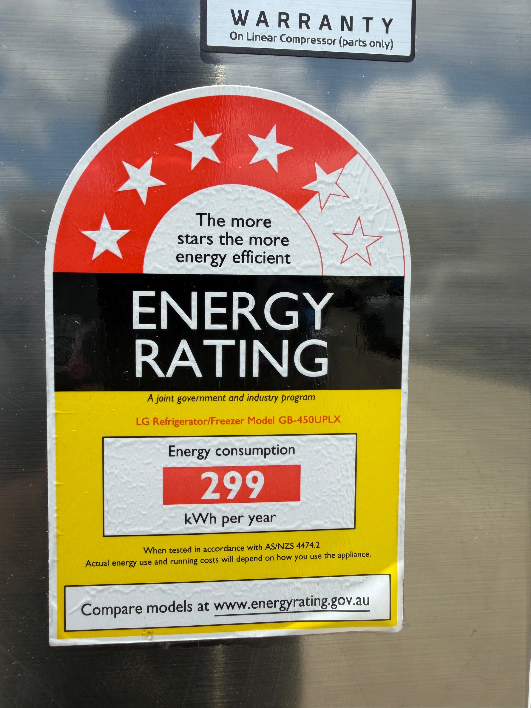 Combo Refurbished LG 450L Fridge Freezer – & Stirling 8 Kg washer