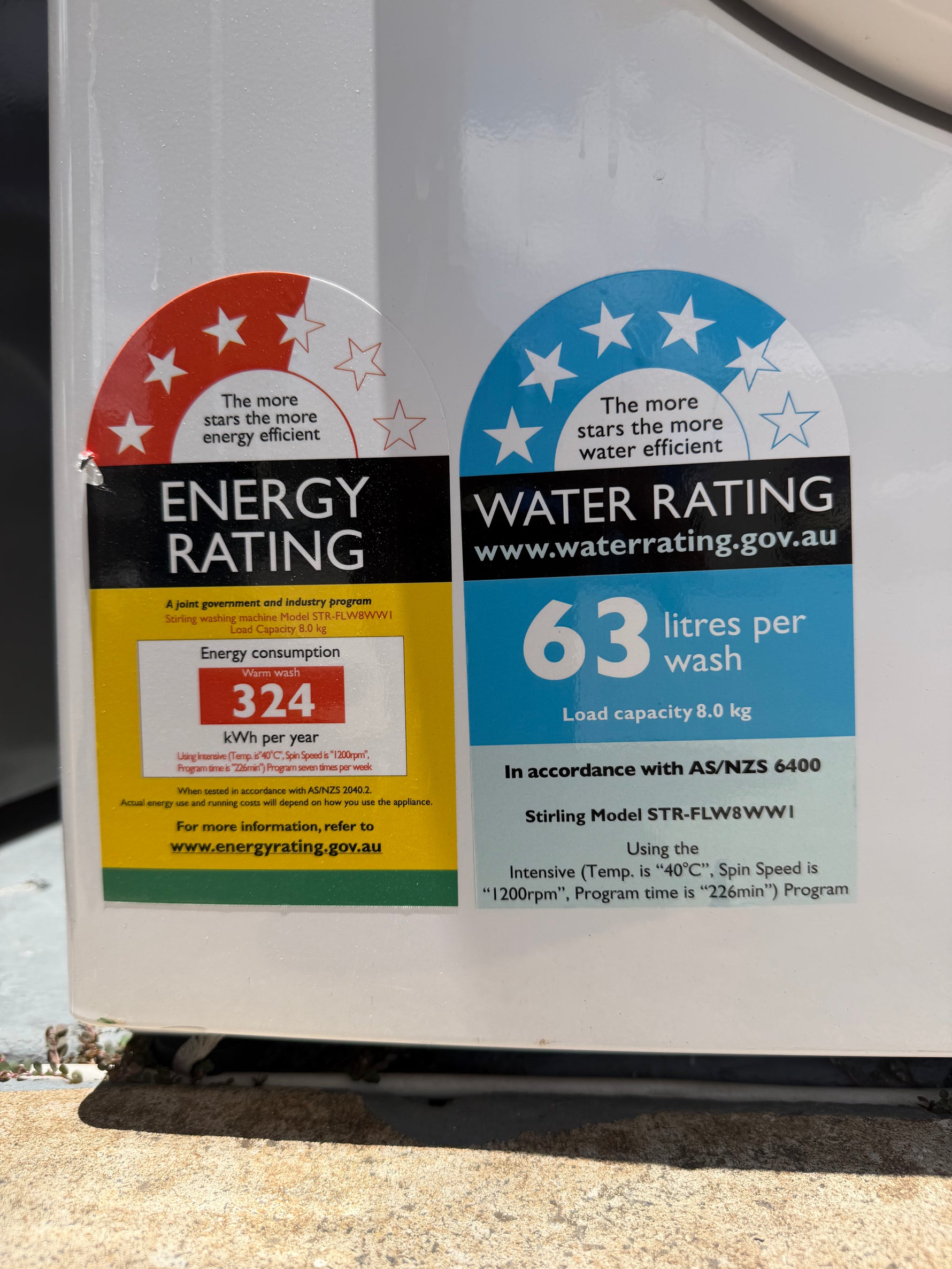 Combo Refurbished LG 450L Fridge Freezer – & Stirling 8 Kg washer