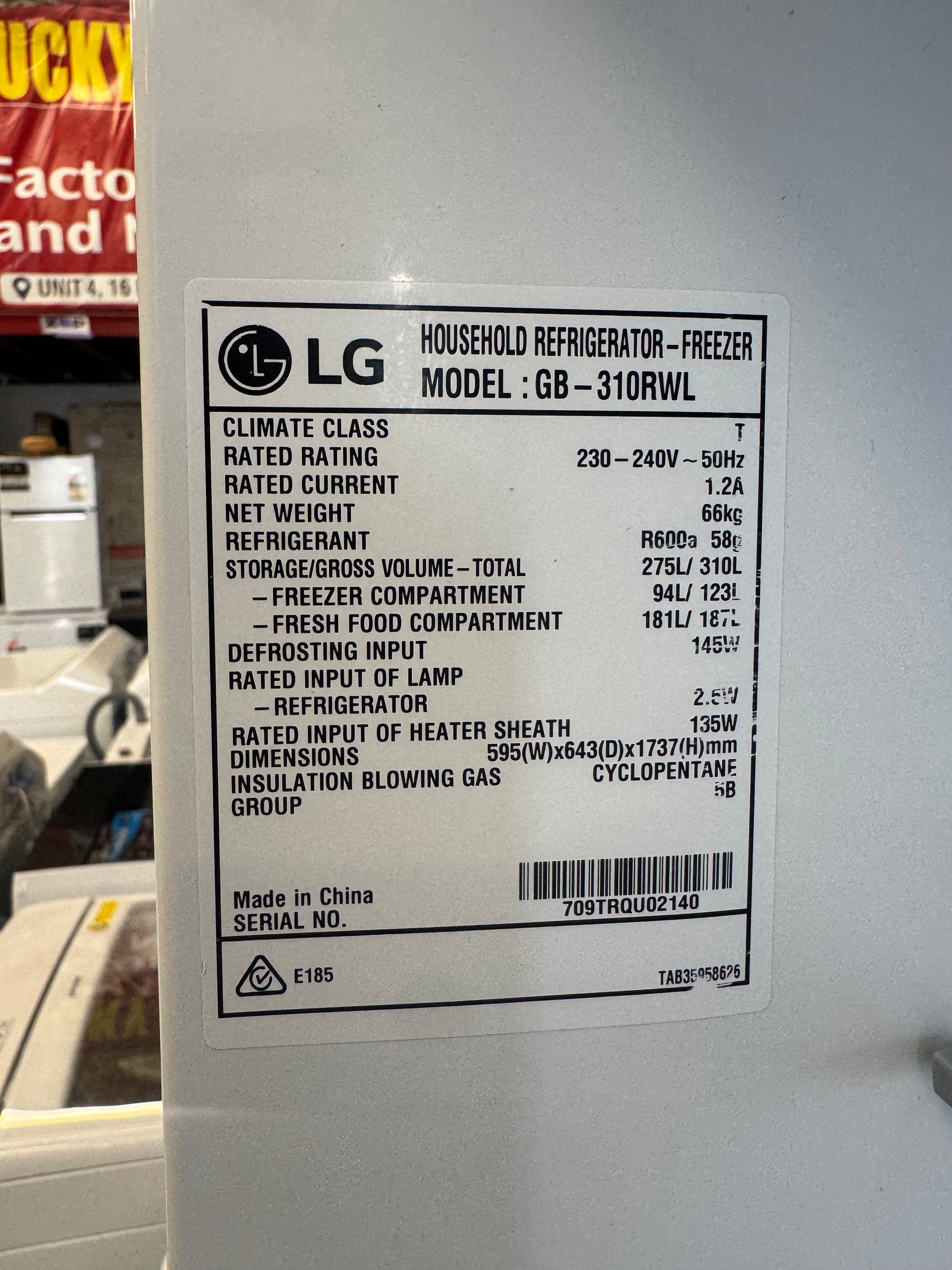 Best combo offer LG Fridge Freezer/Washer 310L/5.5 kg | SYDNEY