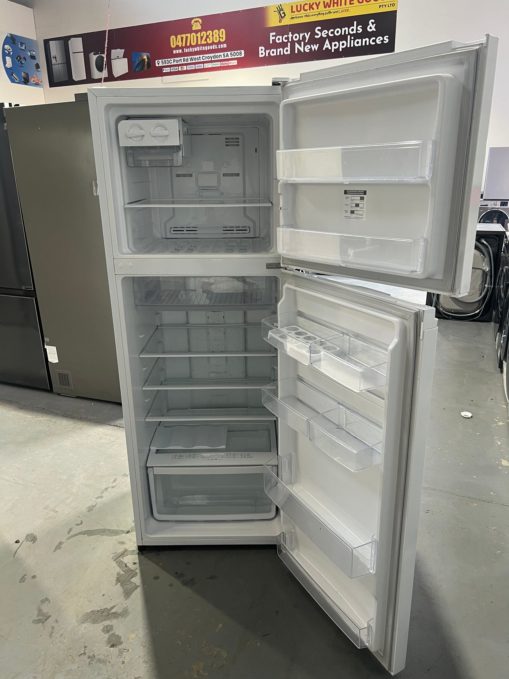 Refurbished Westinghouse 339 Litres Fridge Freezer