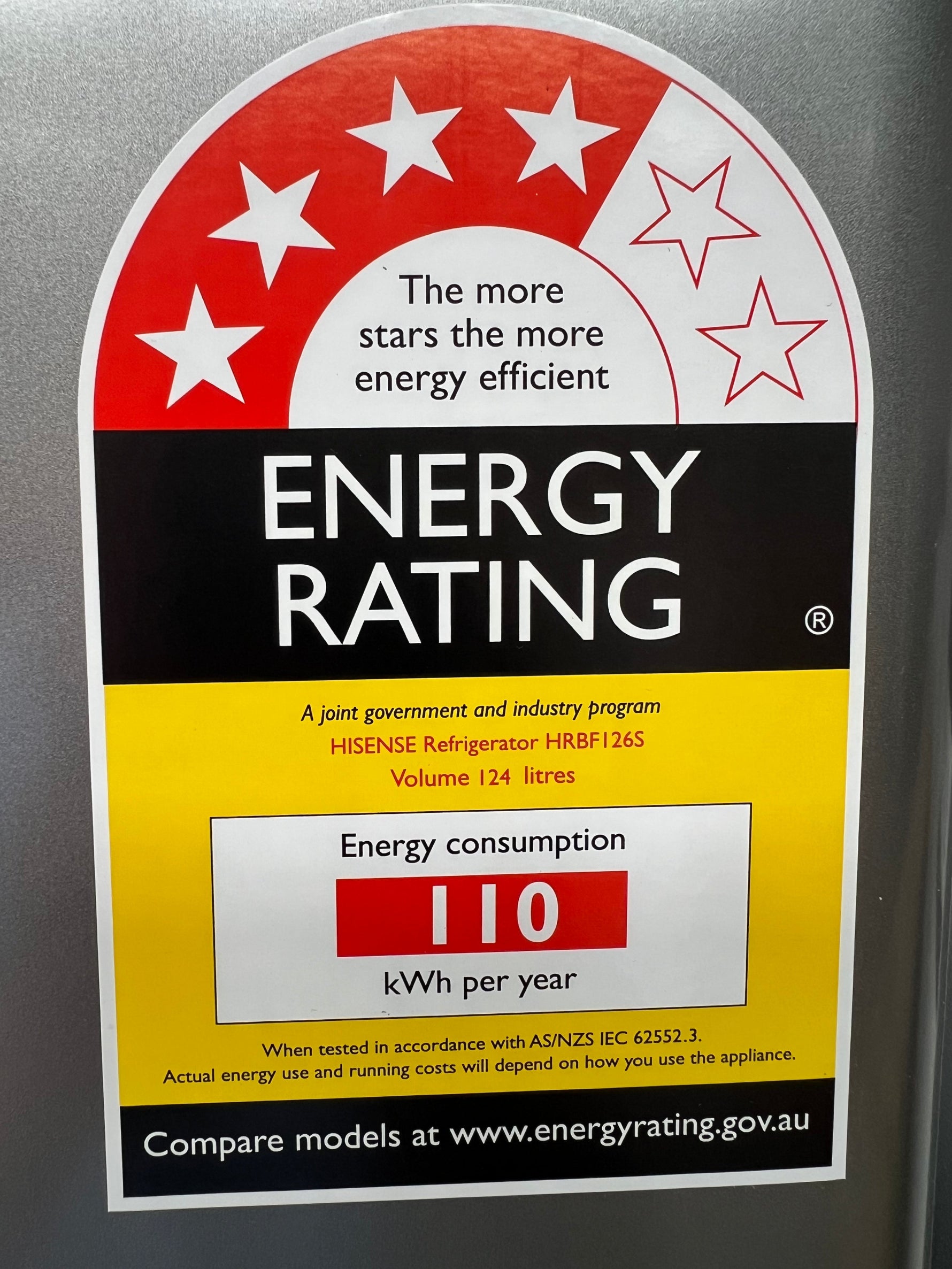 Factory second Hisense 125L Bar Fridge | ADELAIDE