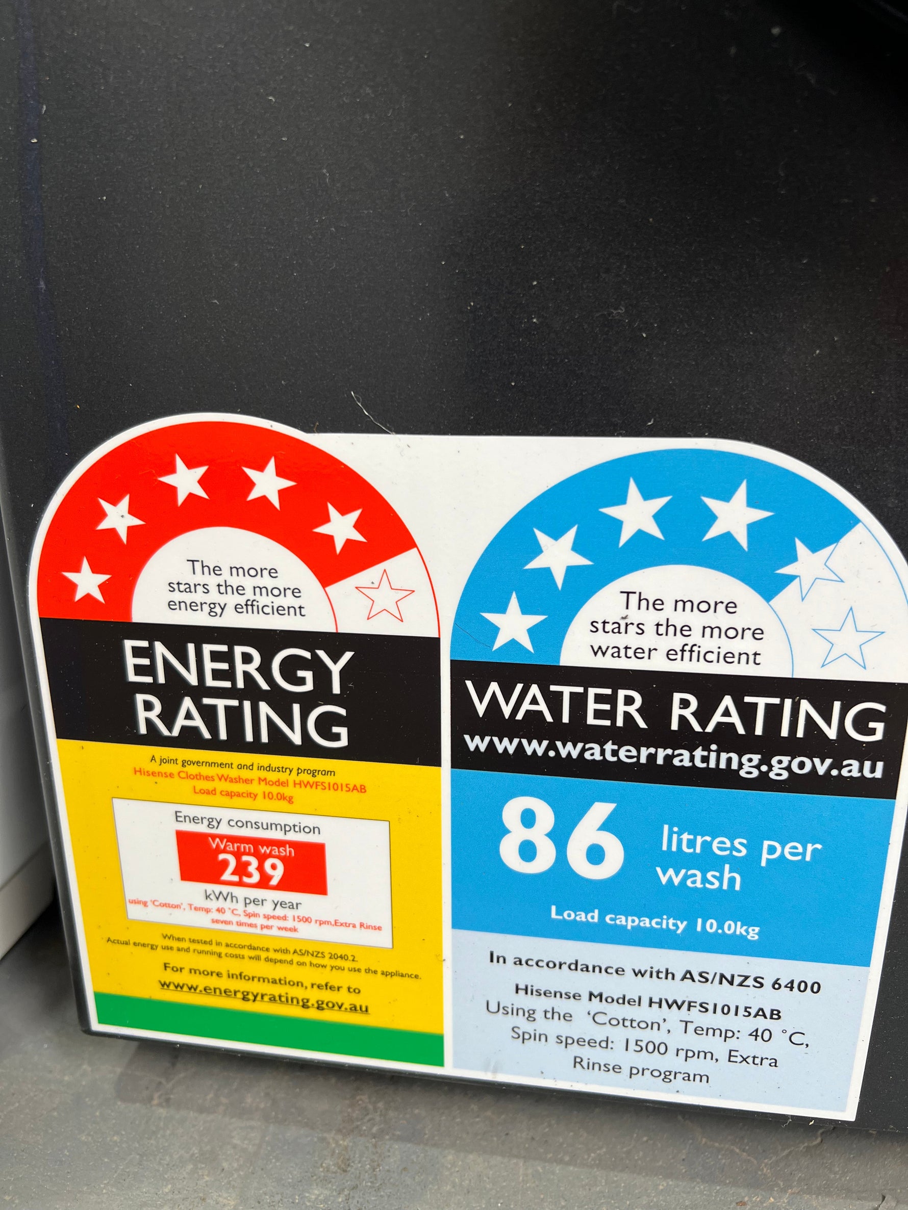 Refurbished Hisense 10kgs washing machine | ADELAIDE