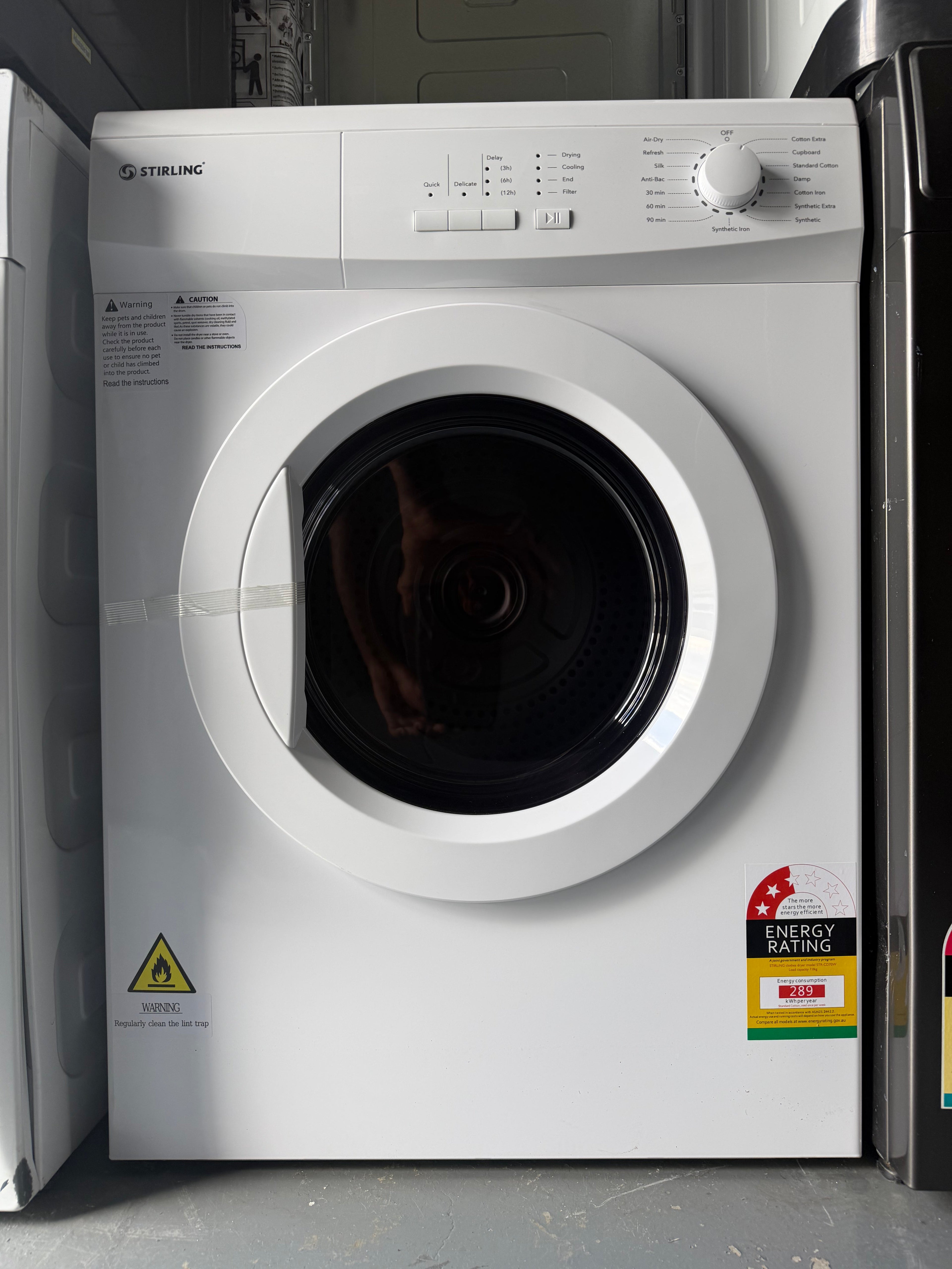 Stirling 7kg Clothes Dryer – Factory Seconds (STR-CD70W) | BRISBANE
