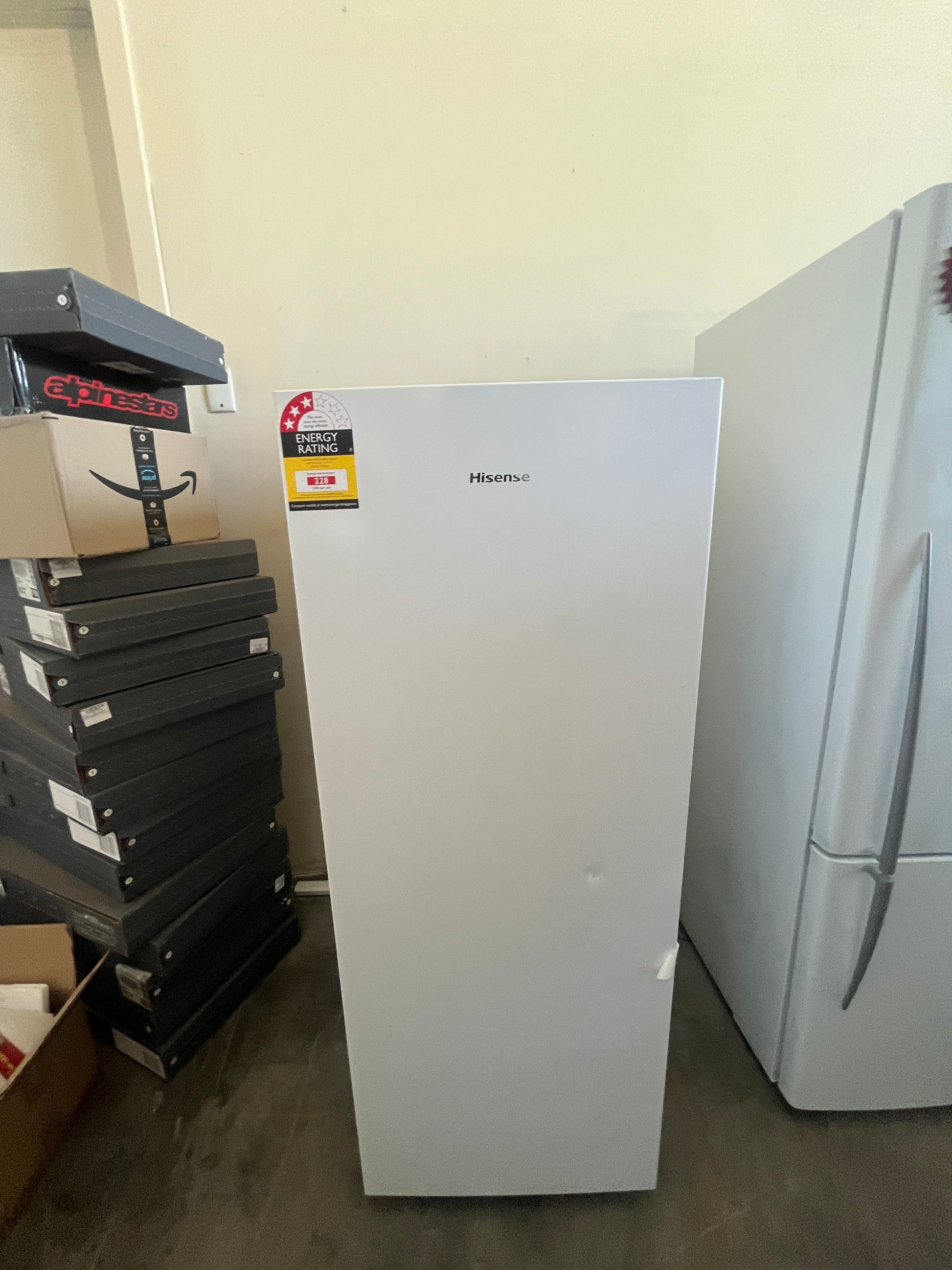 Brand new HISENSE upright Freezer HRVFI55 Volume 155 litres | ADELAIDE