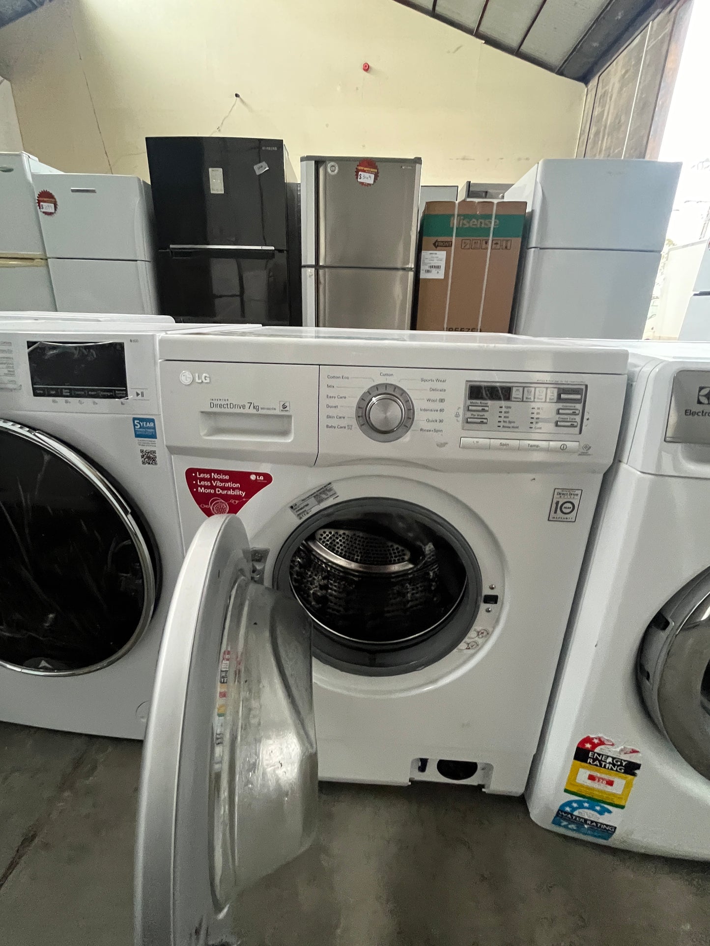 Refurbished LG clothes washer Model WD|2021D6 Load capacity 7 kg | ADELAIDE