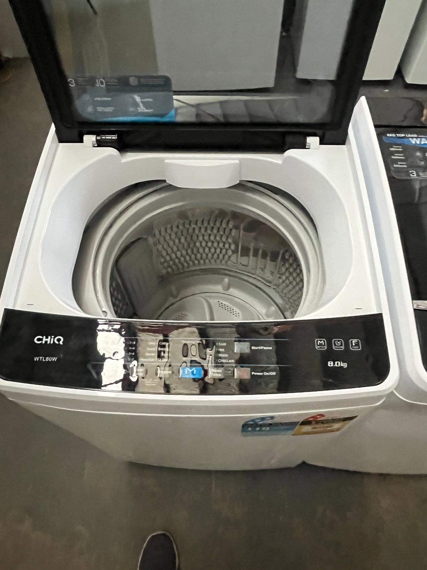 Refurbished CHiQ washing machine Model WTL80W
Load capacity 8.0 kg | ADELAIDE