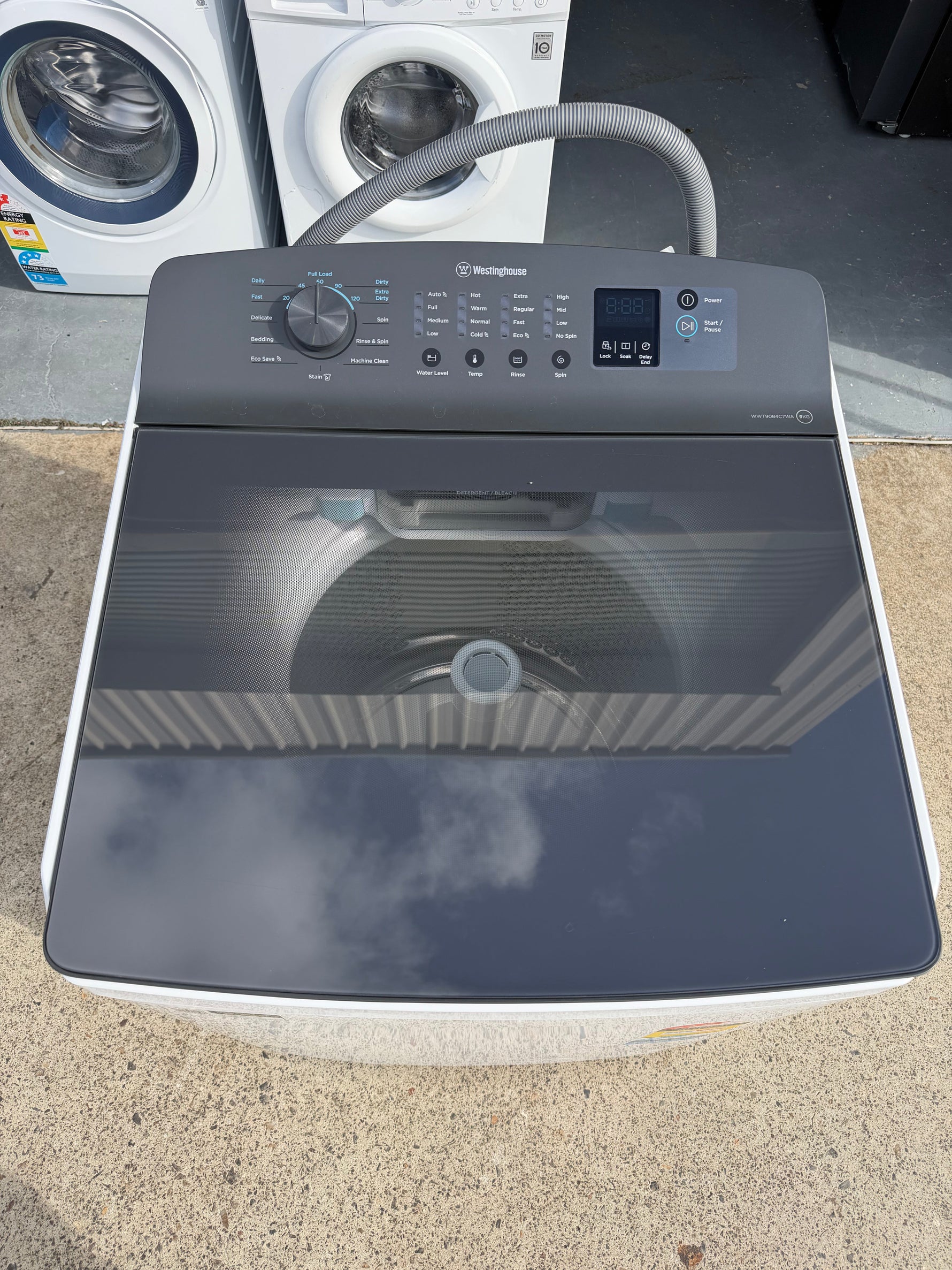 Factory Second Westinghouse 9kg EasyCare Top Load Washing Machine – WWT9084C7WA | BRISBANE