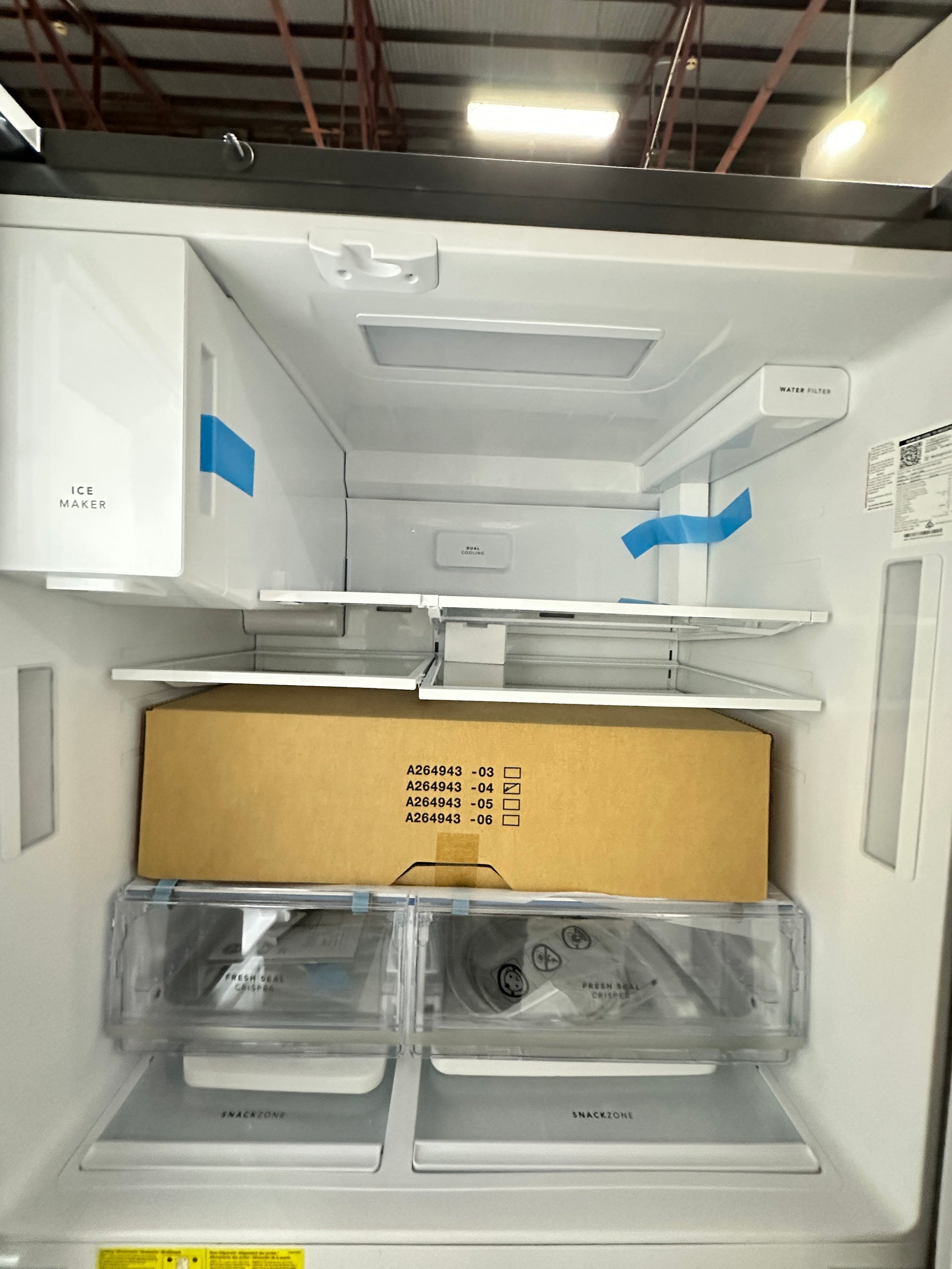 Westinghouse 609L Quad Door Fridge Freezer with Plumbed Ice & Water + Hisense 75” Q6QAU QLED Smart TV – Factory Seconds / Factory Refurbished | ADELAIDE