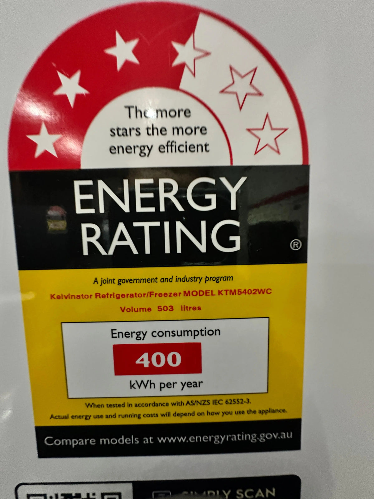 Kelvinator 503L Top Mount Refrigerator Freezer – Near New | ADELAIDE