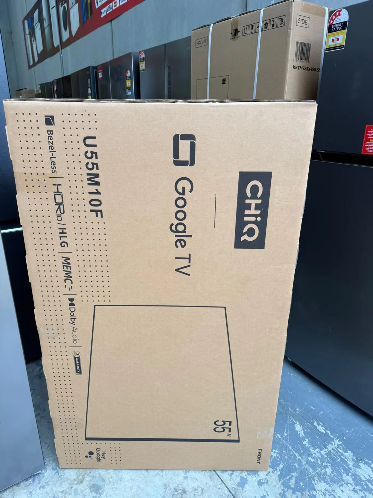 Kenmore 247L Fridge + Hisense 12kg Washer + CHiQ 55" ULED TV Bundle – Factory Second | MELBOURNE