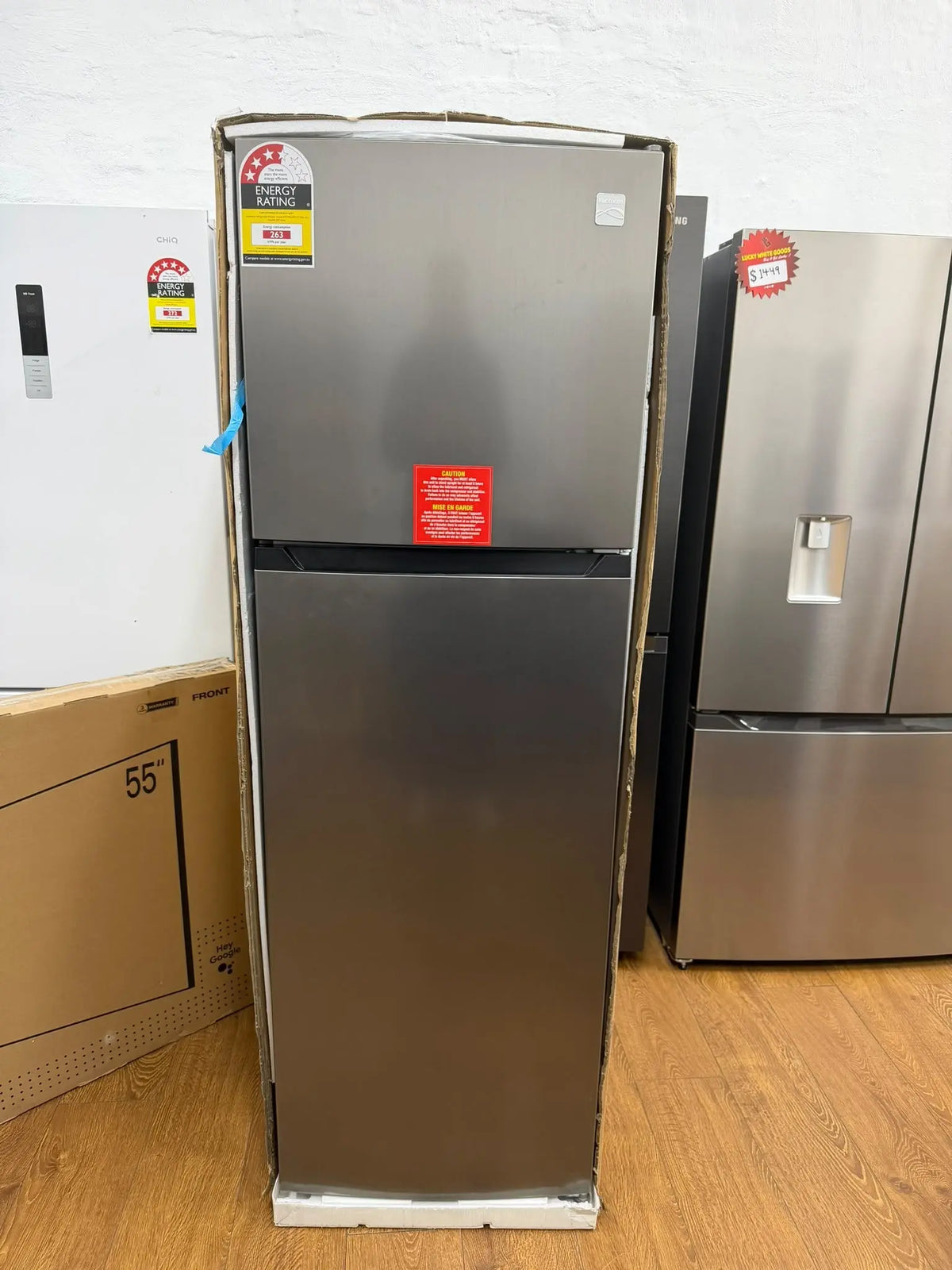 Kenmore 247L Refrigerator + CHiQ 55-inch 4K Google TV + Fisher & Paykel 8.5kg Washing Machine – Combo | RESERVOIR