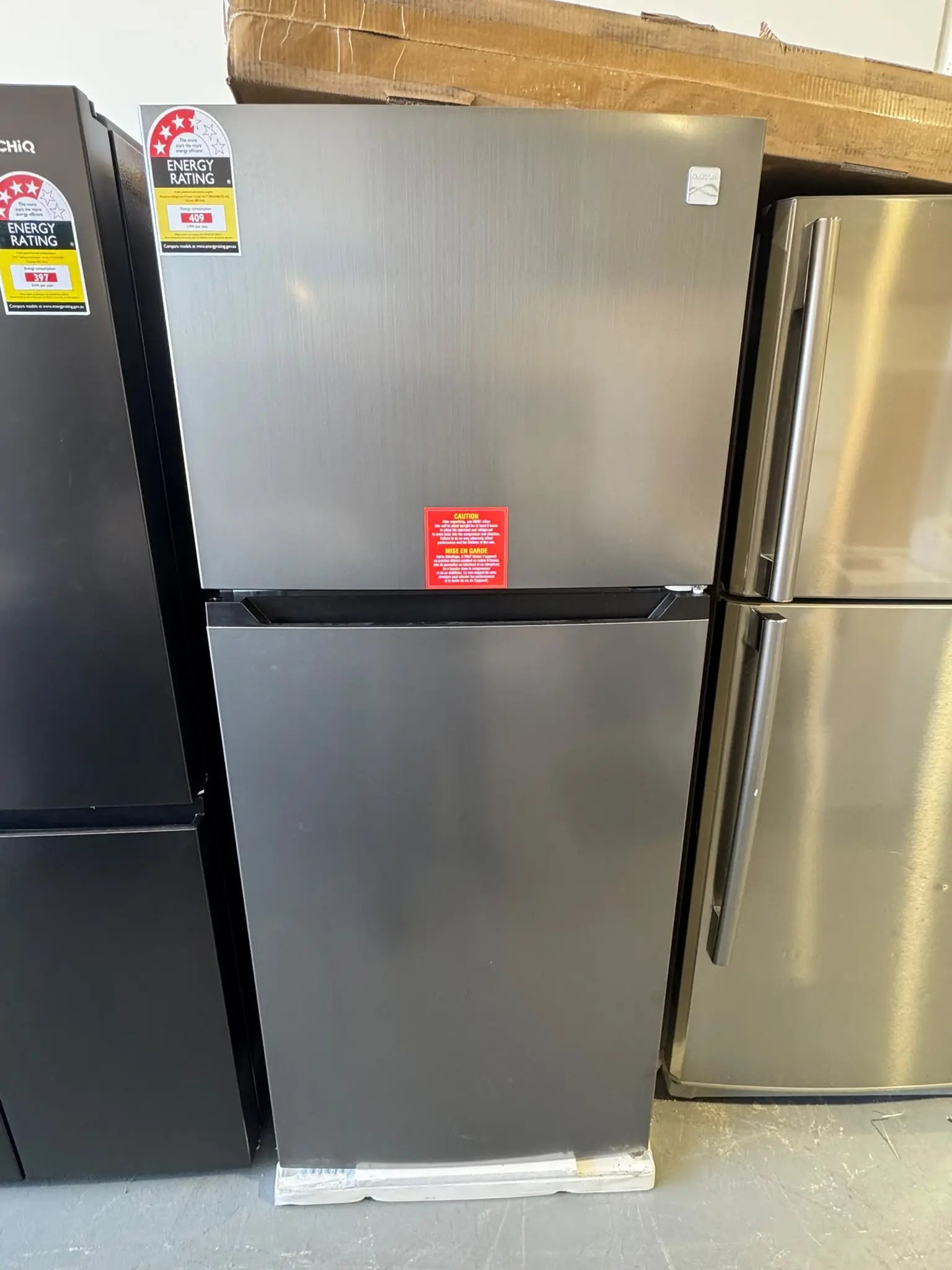 Kenmore 498L Stainless Steel Top Mount Fridge Freezer – Brand New | Lucky white goods