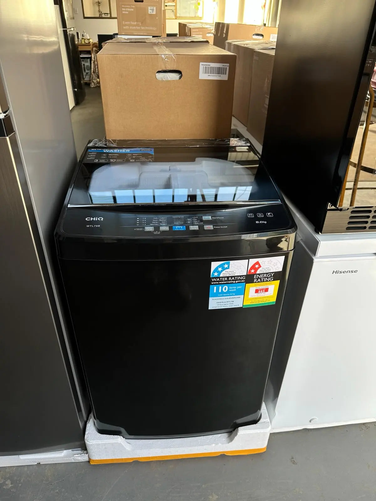 Kenmore 508L French Door Fridge Freezer + CHiQ 8kg Top Load Washing Machine – Brand New Warranty Package