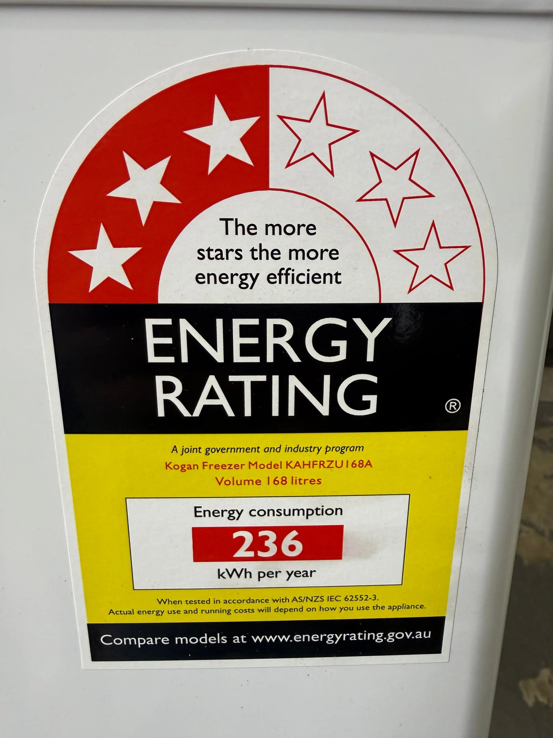 Kogan 168L Upright Freezer – Factory Seconds | MELBOURNE