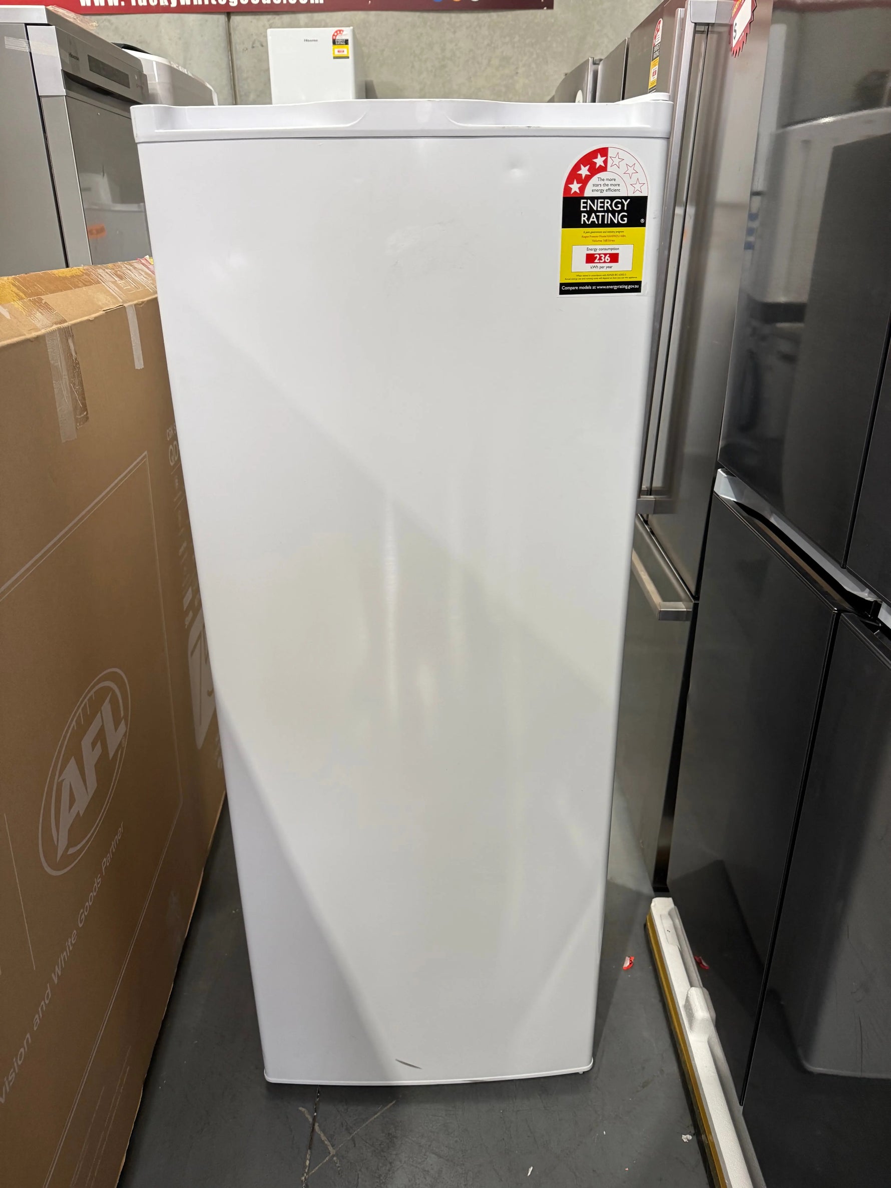 Kogan 168L Upright Freezer – Factory Seconds | MELBOURNE