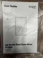 Kogan 52 Bottle Dual Zone Wine Fridge – Factory Second | RESERVOIR