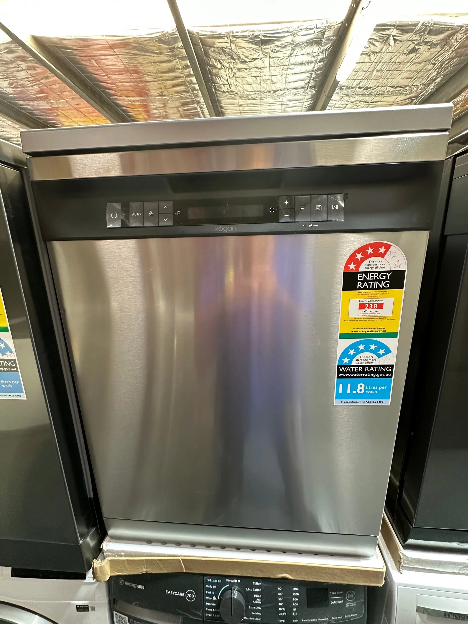 Kogan 60cm Freestanding Dishwasher (15 Place, Stainless Steel) | SYDNEY
