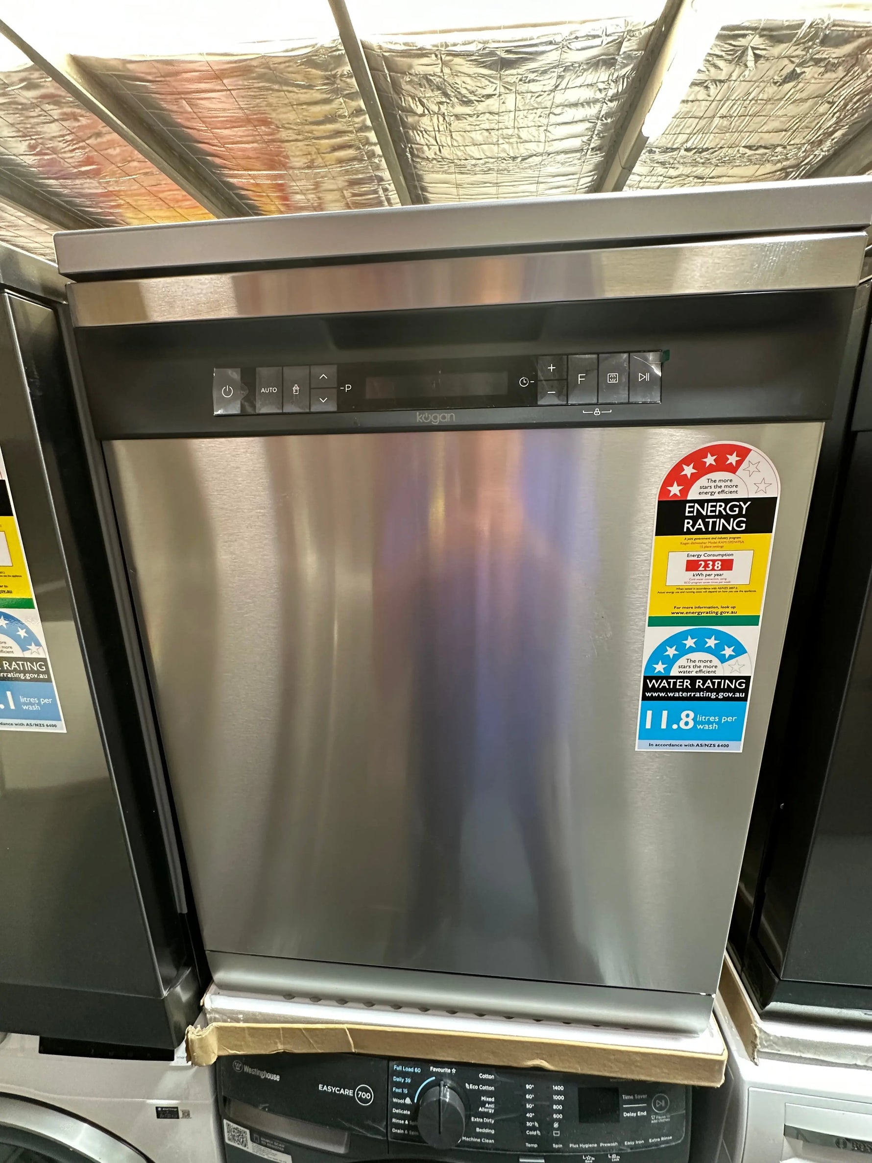 Kogan 60cm Freestanding Dishwasher (15 Place, Stainless Steel) | SYDNEY
