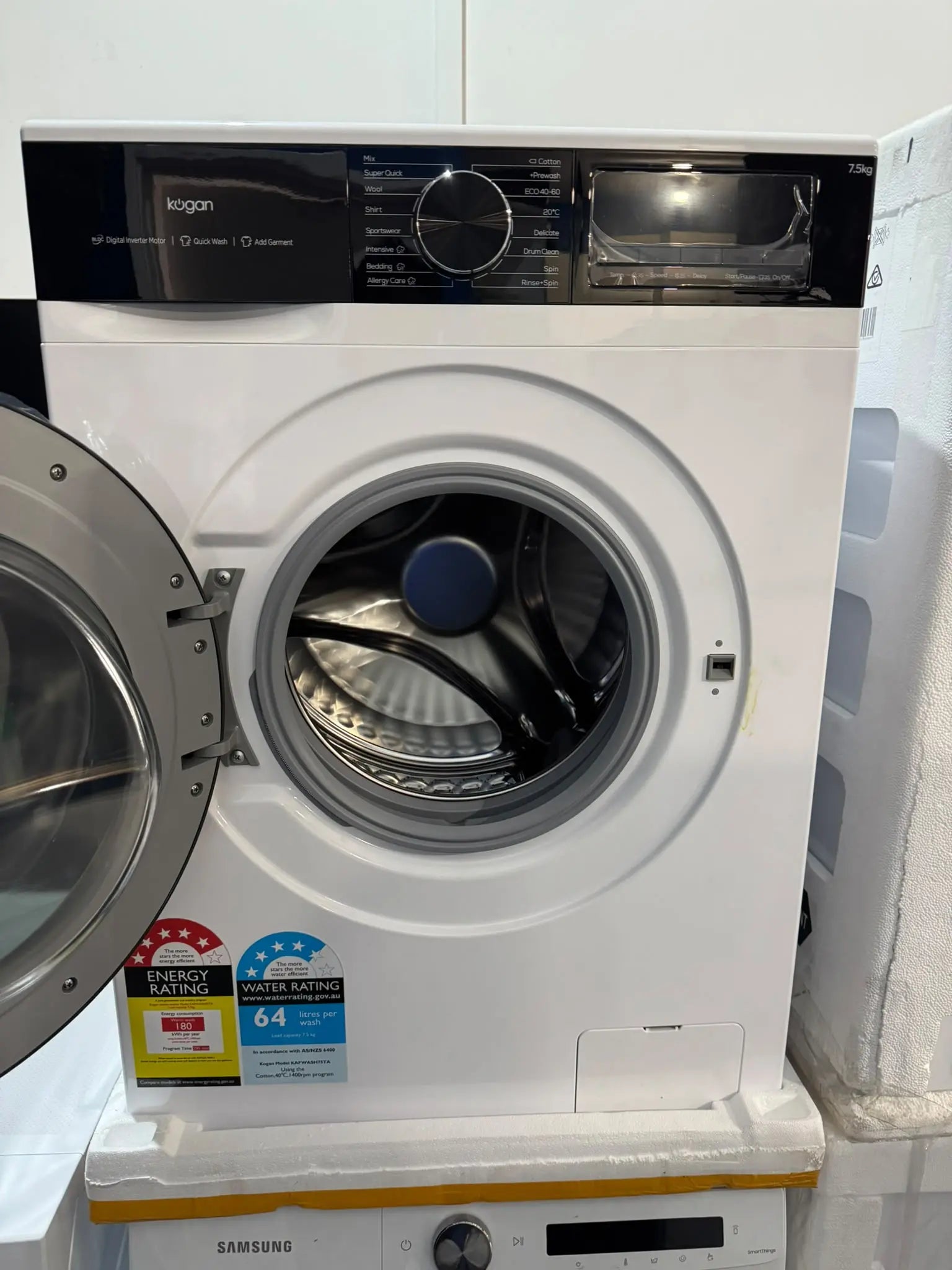 Kogan 7.5kg Washing Machine – Factory Seconds