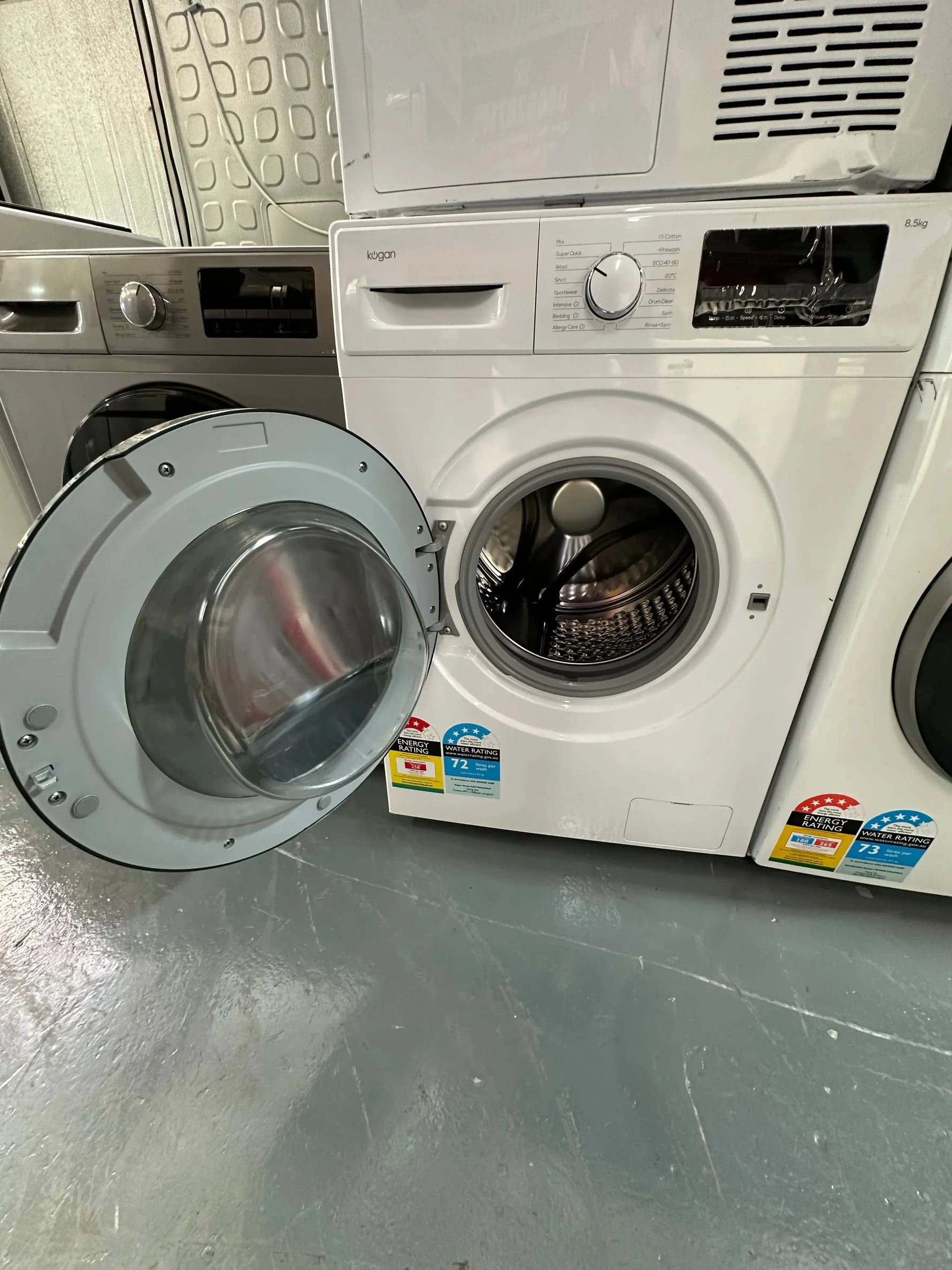 Kogan 8.5kg Front Load BLDC Inverter Washing Machine (White) | SYDNEY