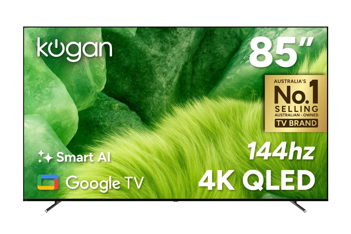 Kogan 85" QLED 4K 144Hz Smart AI Google TV - Q98G