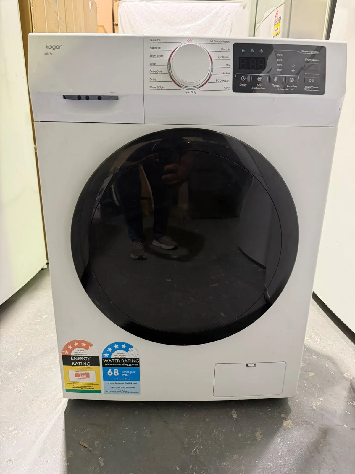 Kogan 8kg Front Load BLDC Inverter Washing Machine – Refurbished | BRISBANE