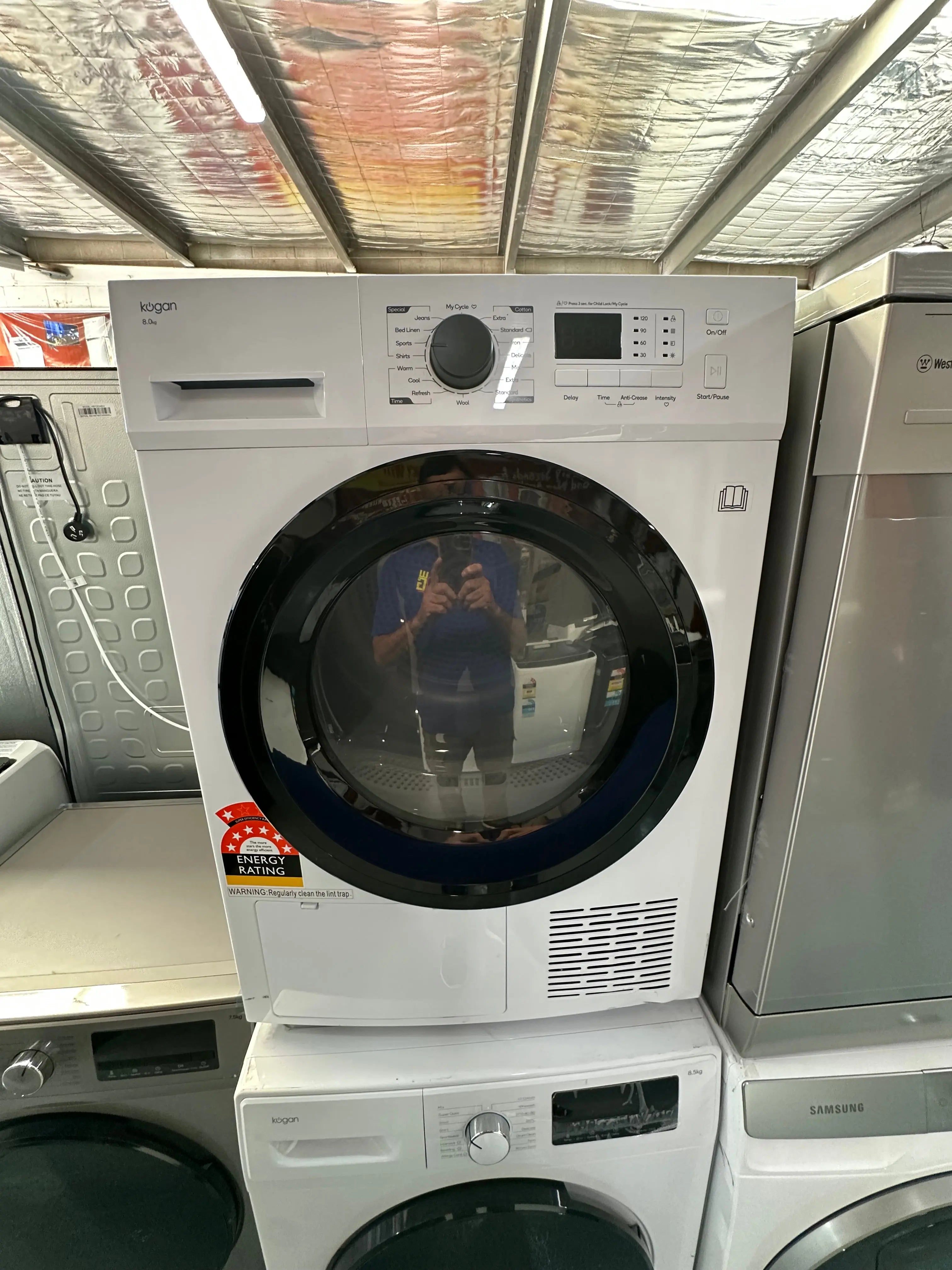 Kogan 8kg Heat Pump Dryer (White) | SYDNEY