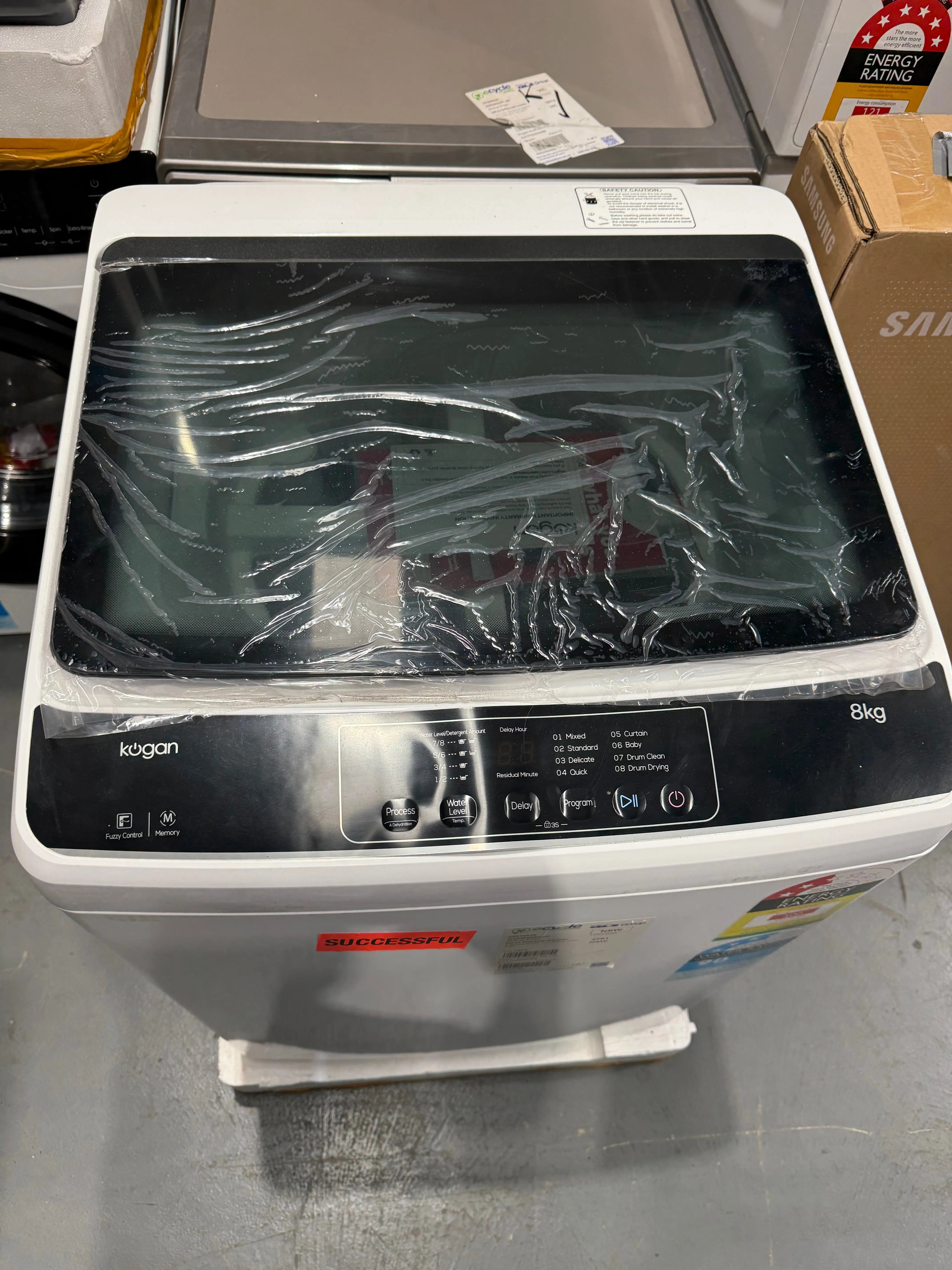 Kogan 8kg Top Load Washing Machine – Factory Seconds | KATTLWASH8A | MELBOURNE