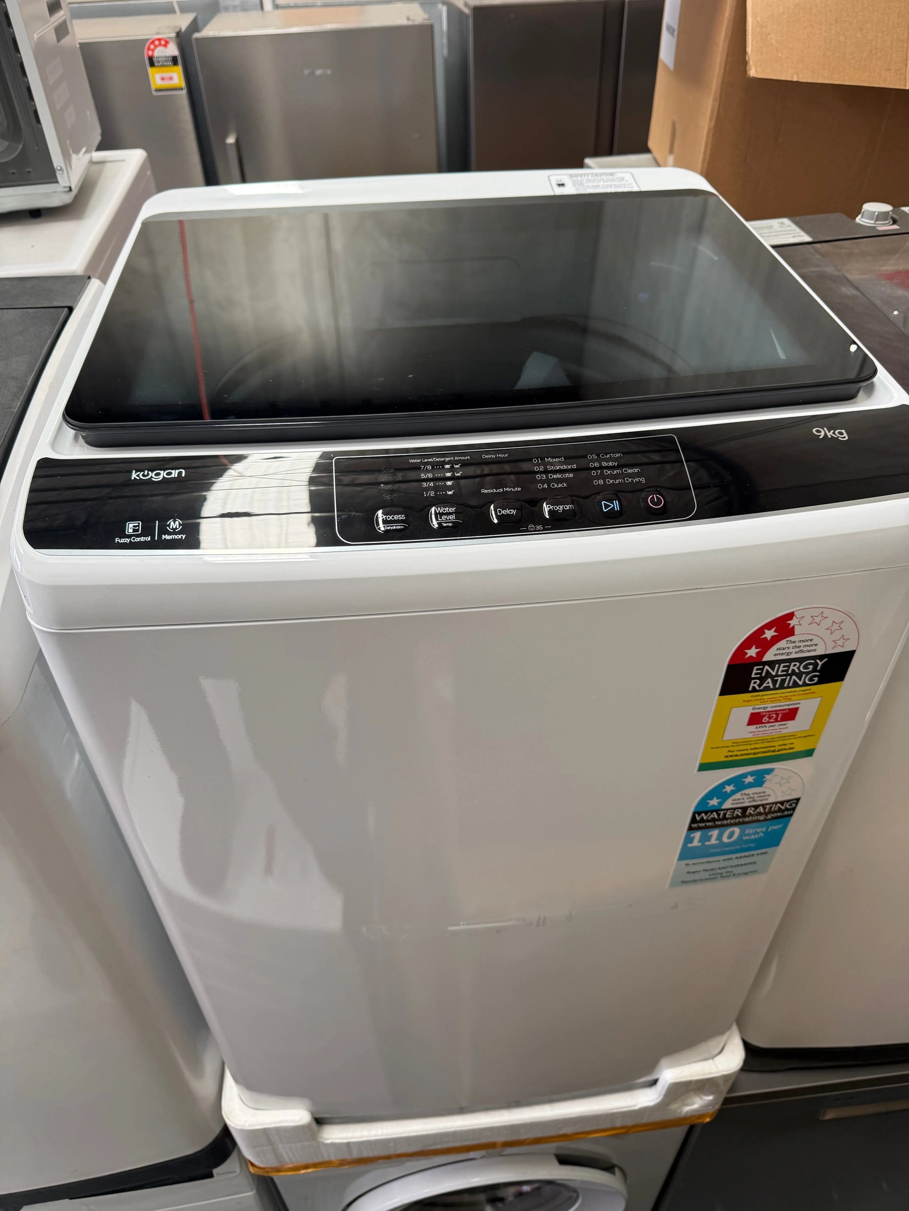 Kogan 9 kg Top Load Washing Machine – Factory Seconds | KATTLWASH9A | MELBOURNE