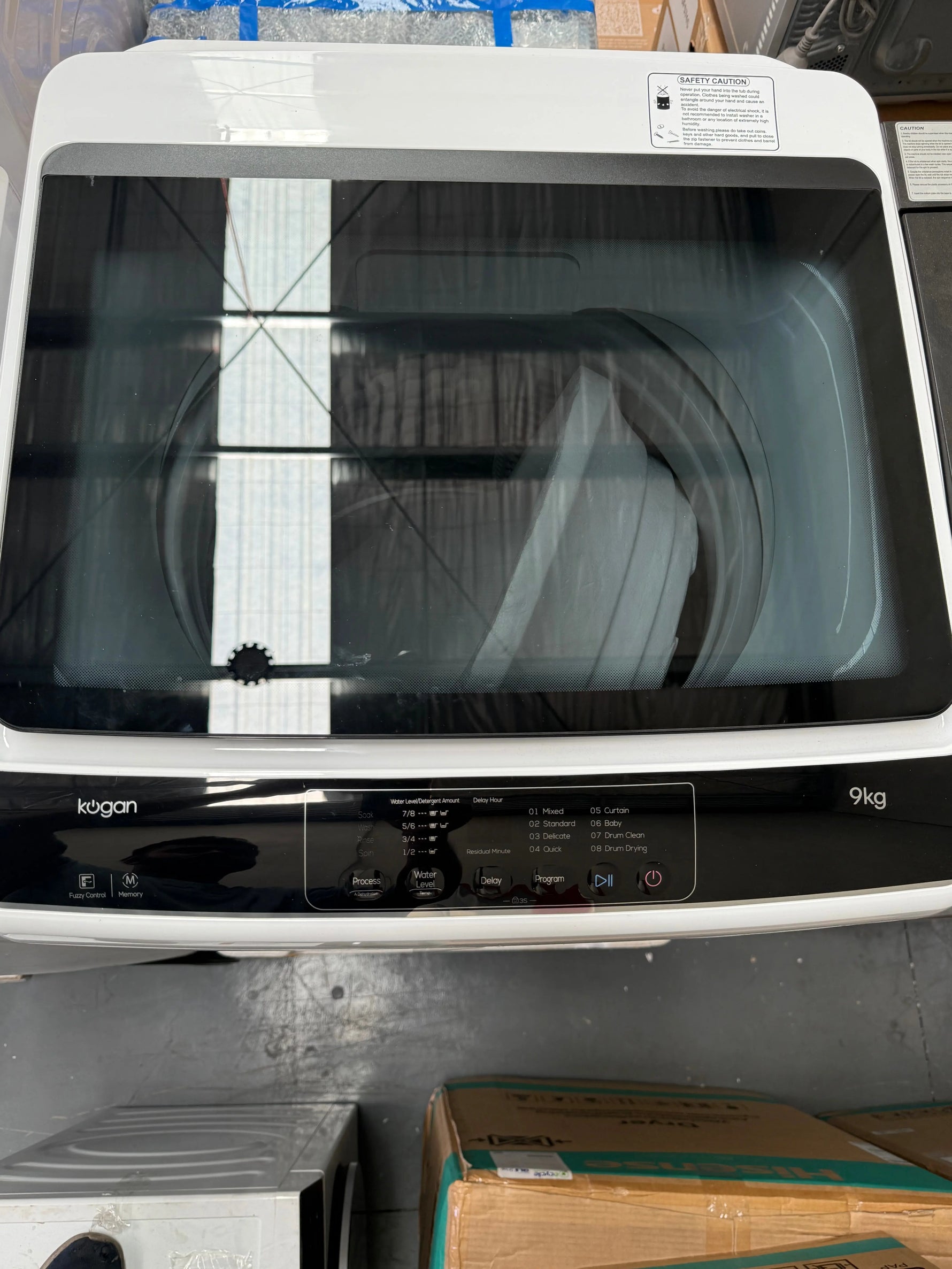 Kogan 9 kg Top Load Washing Machine – Factory Seconds | KATTLWASH9A | MELBOURNE