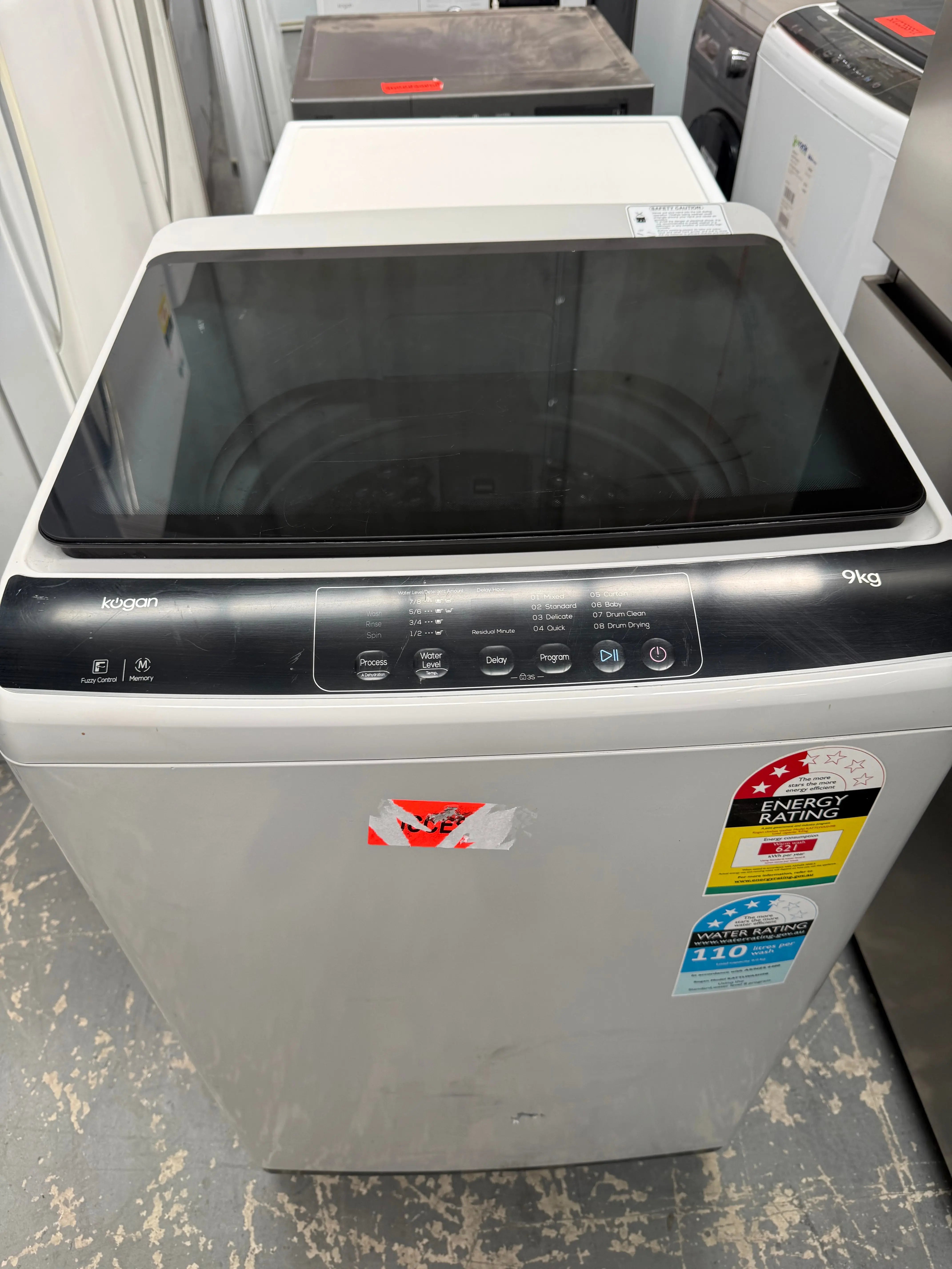 Kogan 9 kg Top Load Washing Machine – Refurbished | KATTLWASH9A | MELBOURNE