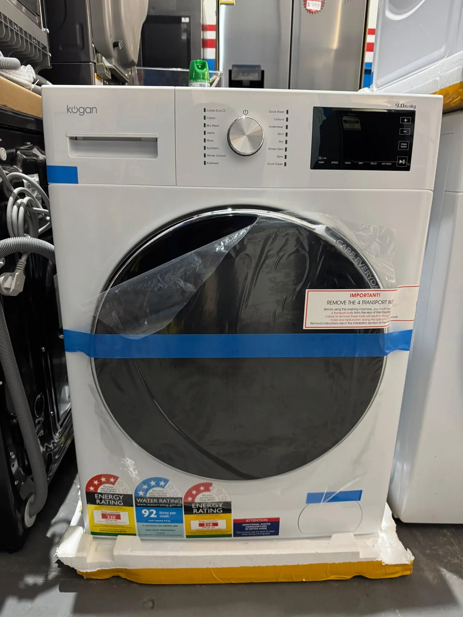 Kogan 9kg/6kg Washer Dryer Combo