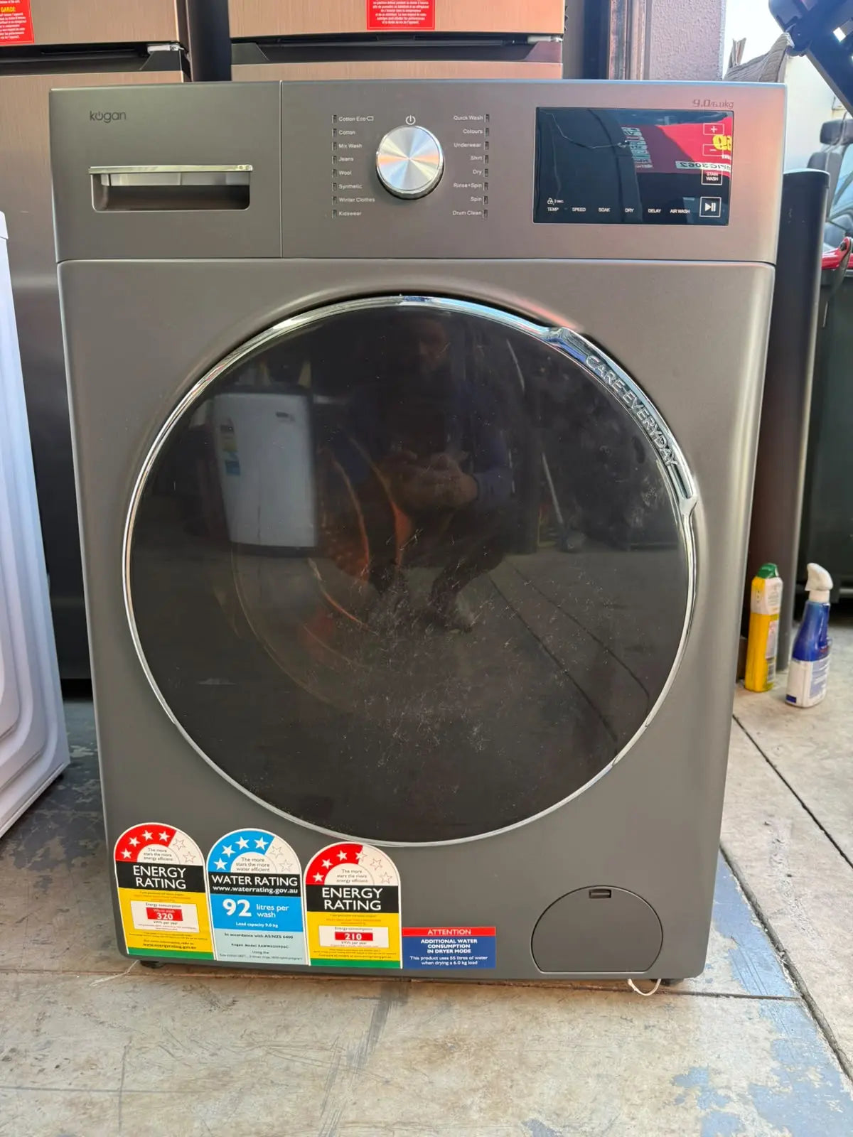 Kogan Series 9 9kg/6kg Front Load Washer Dryer Combo – Refurbished | MELBOURNE