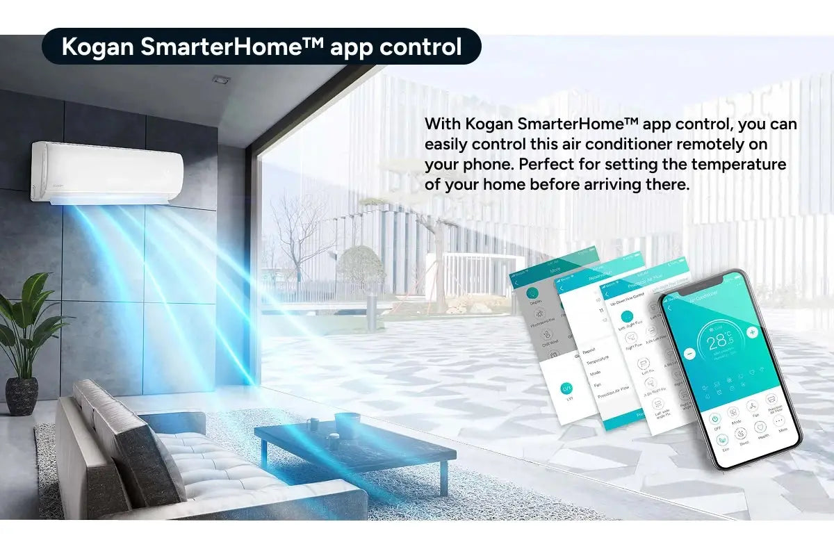 Kogan SmarterHome 3.5kW Inverter Split System Air Conditioner – Factory Second | RESERVOIR