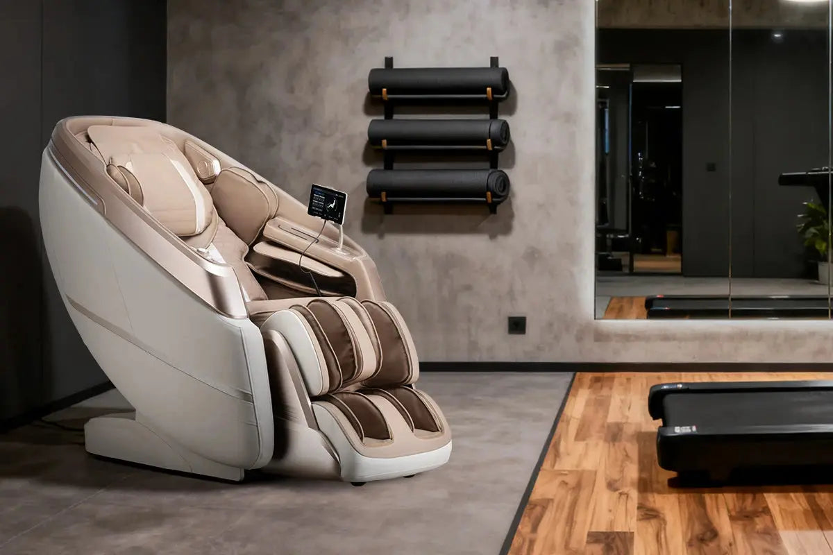 Kogan VitalityElite 4D Zero-Gravity SL-Track Massage Recliner Chair (Beige)