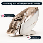 Kogan VitalityElite 4D Zero-Gravity SL-Track Massage Recliner Chair (Beige) | SYDNEY