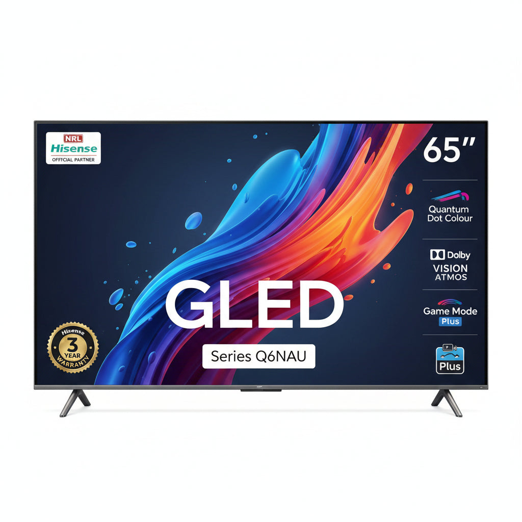 Hisense 65" Q6 Series QLED 4K Smart TV – Factory Refurbished | ADELAIDE