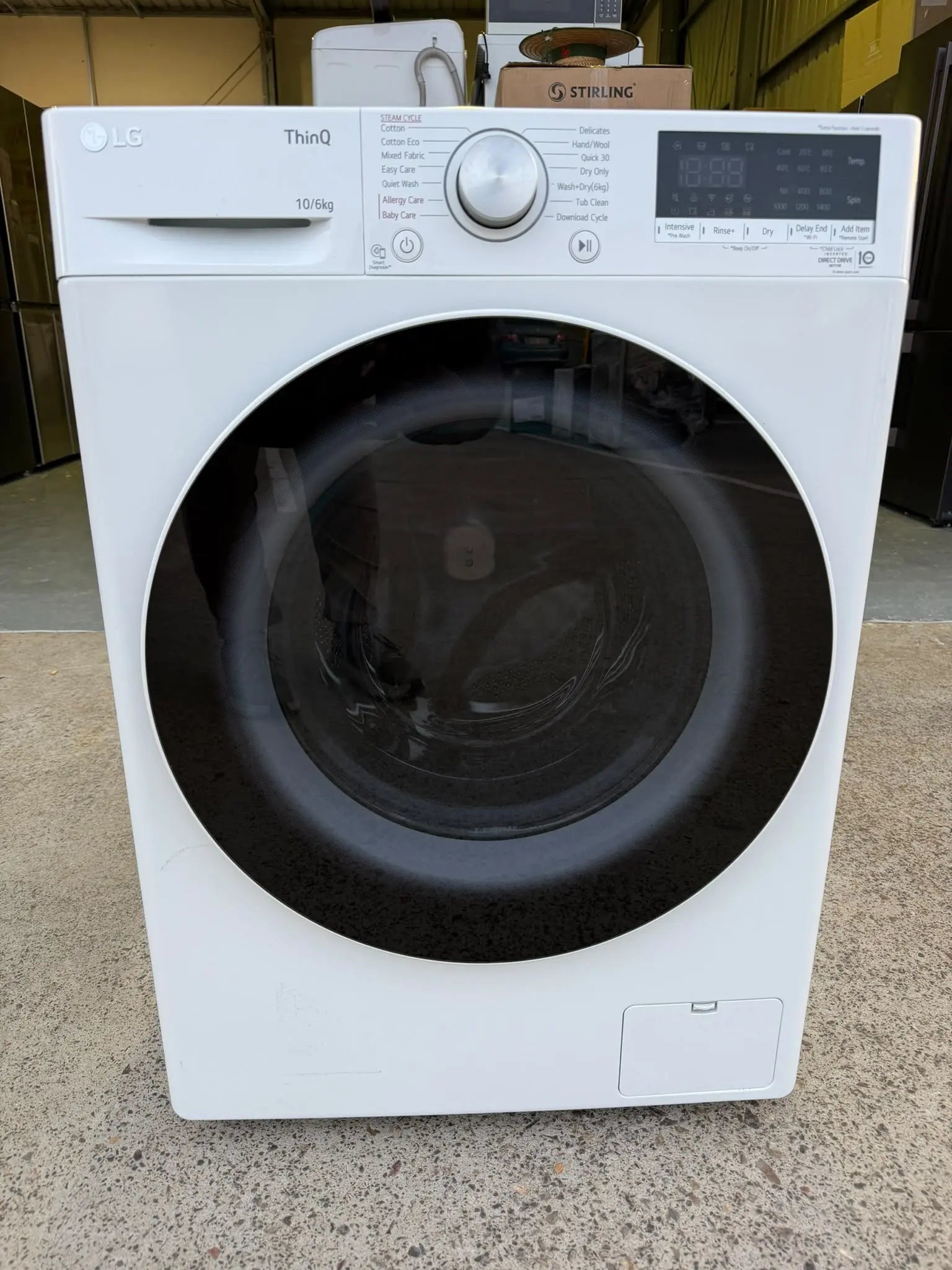 LG 10kg/6kg Front Load Washer Dryer Combo – Refurbished | BRISBANE
