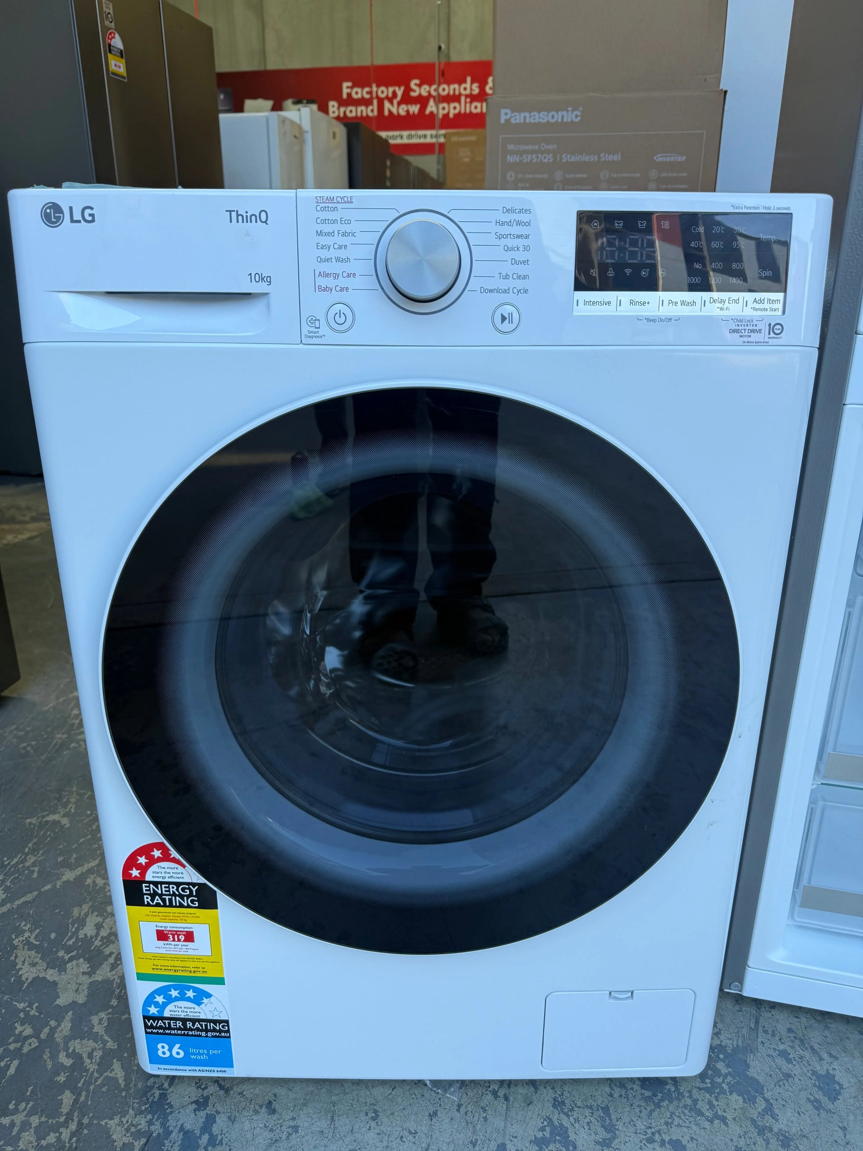 LG 10kg Front Load Washer and LG 420L Bottom Mount Fridge – Near to New | MELBOURNE