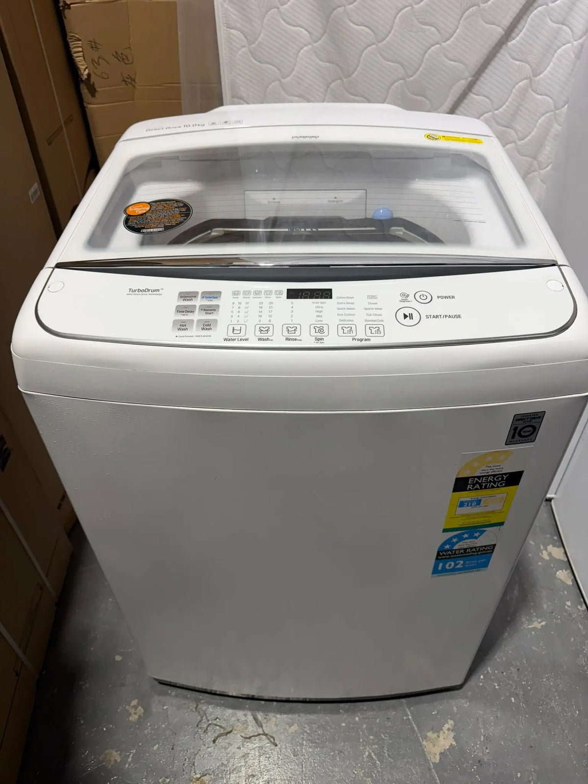 LG 10kg Top Load Washing Machine with TurboClean3D – Refurbished | BRISBANE