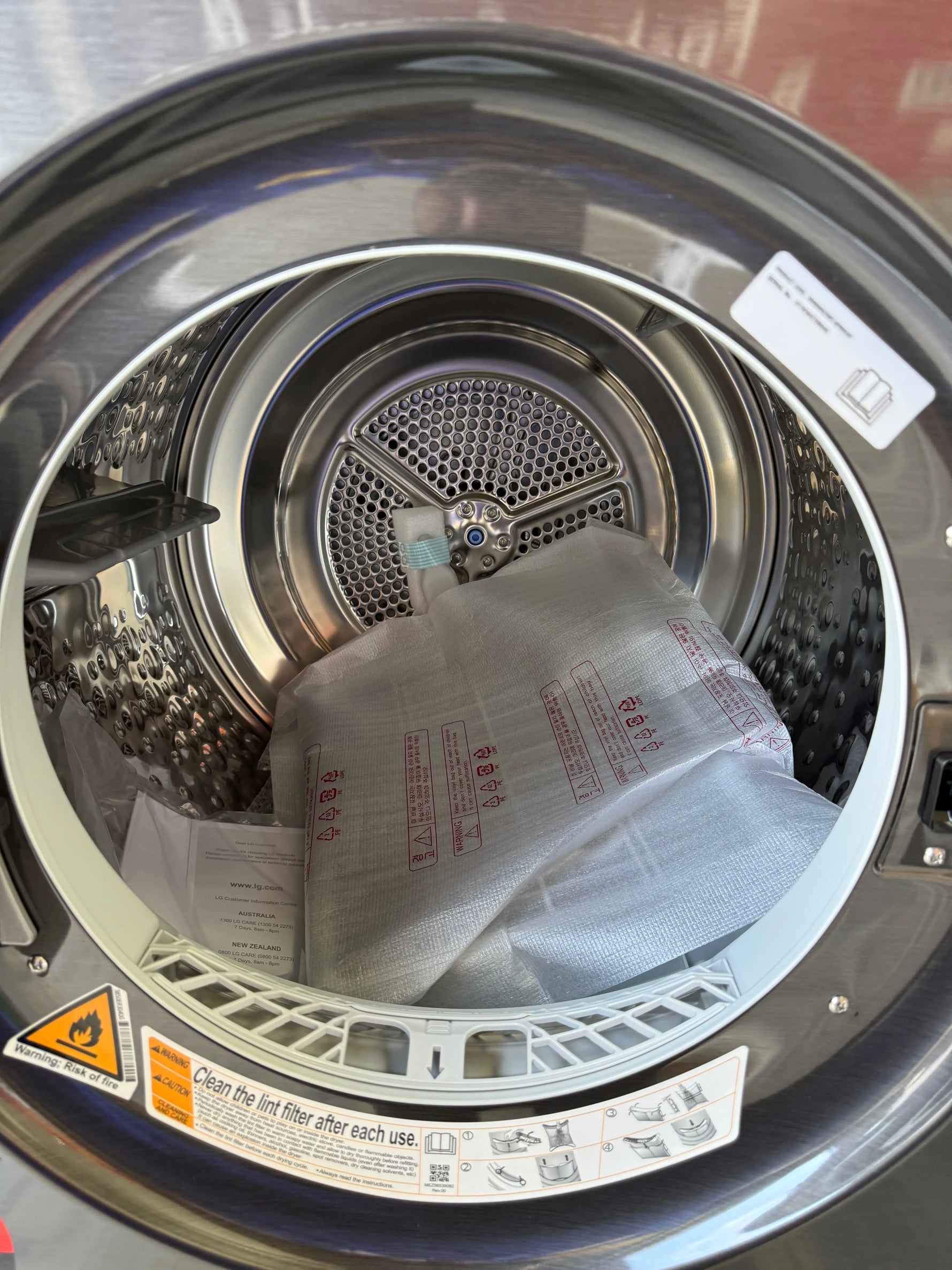 LG 12kg/9kg WashTower™ All‑In‑One Stacked Washer & Dryer – Factory Seconds | WWT‑1209B (Black Steel) | MELBOURNE