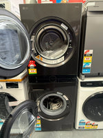 LG 12kg/9kg WashTower™ All‑In‑One Stacked Washer & Dryer – Factory Seconds | WWT‑1209B (Black Steel) | MELBOURNE