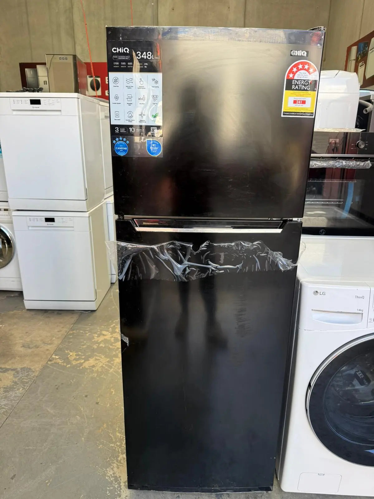 LG 14kg Front Load Washer + CHiQ 348L Fridge Combo – Refurbished | MELBOURNE