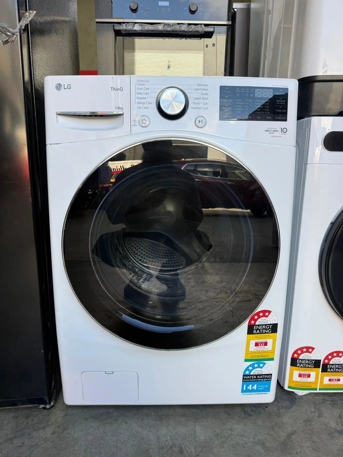 LG 14kg Front Load Washer + CHiQ 348L Fridge Combo – Refurbished | MELBOURNE