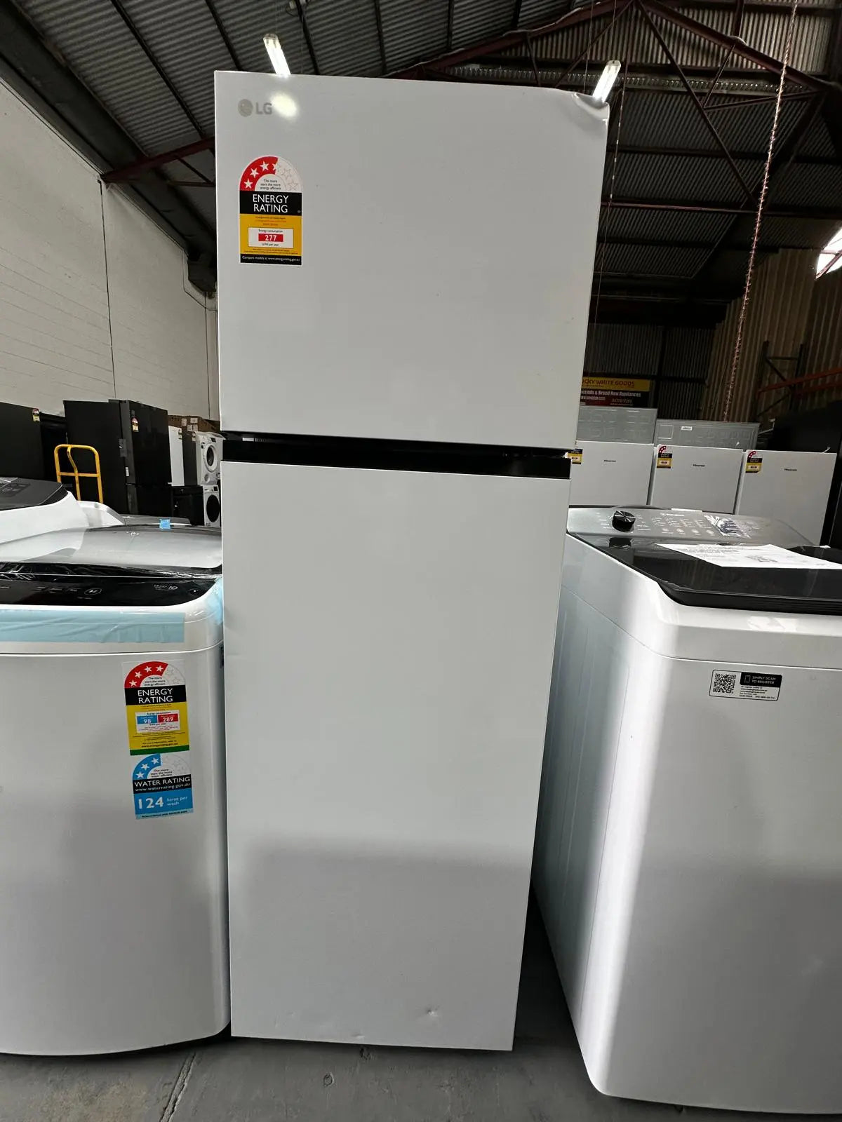 LG 266L Top Mount Fridge Freezer + LG 8.5kg Top Load Washer Combo – Factory Seconds | ADELAIDE