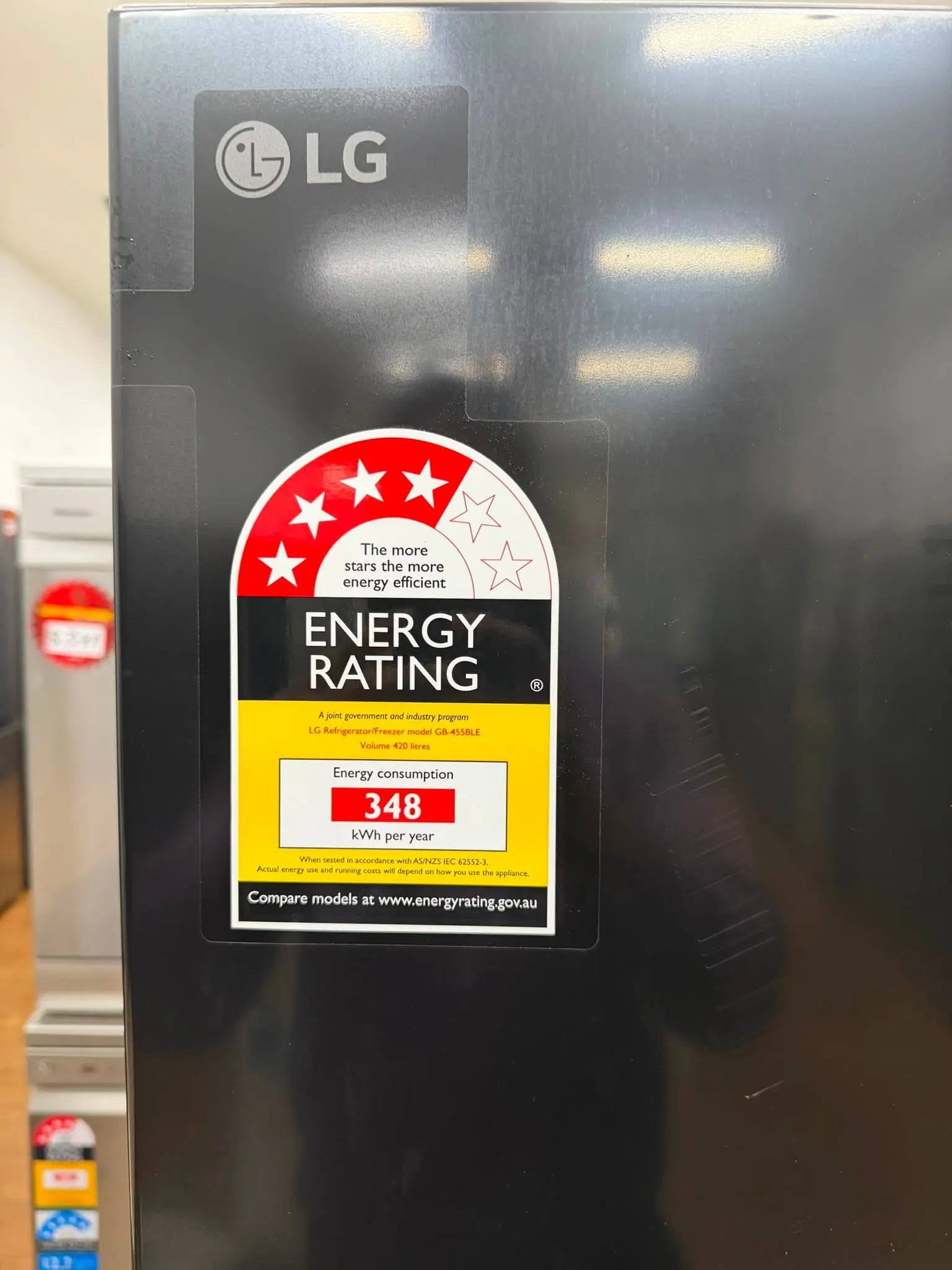 LG 420L Bottom Mount Fridge Freezer GB-455BLE – Factory Seconds